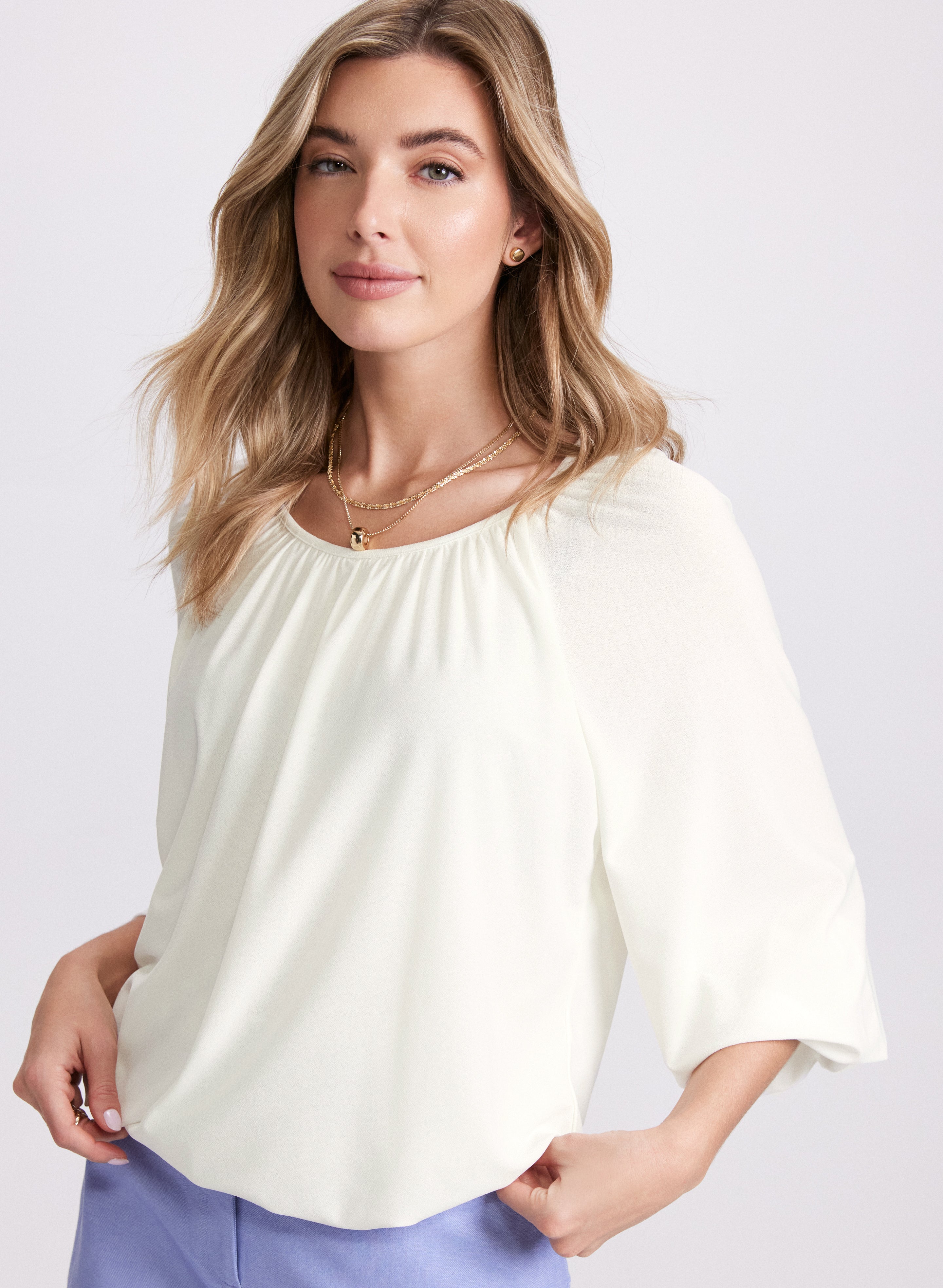 Balloon Sleeve Top