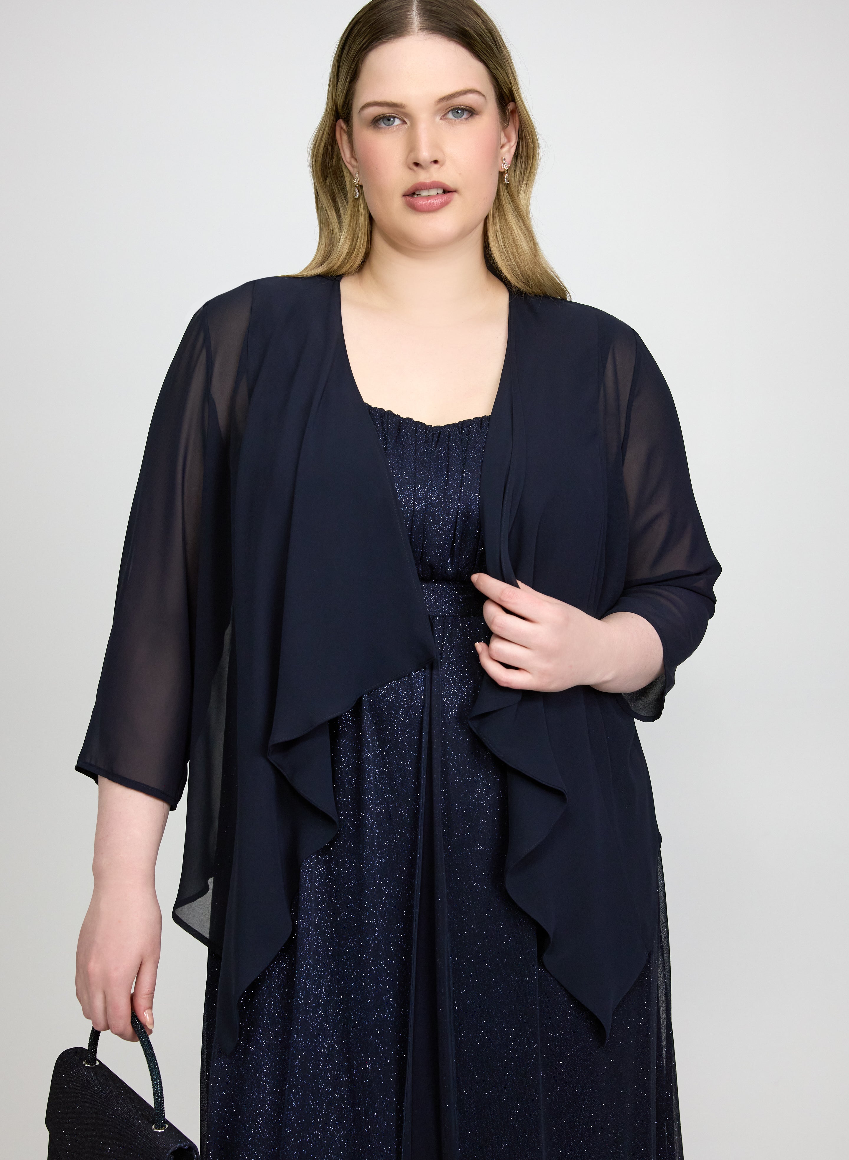 スーツ・フォーマル・ドレス Chiffon Bolero & Lace Camisole dress Chiffon Bolero