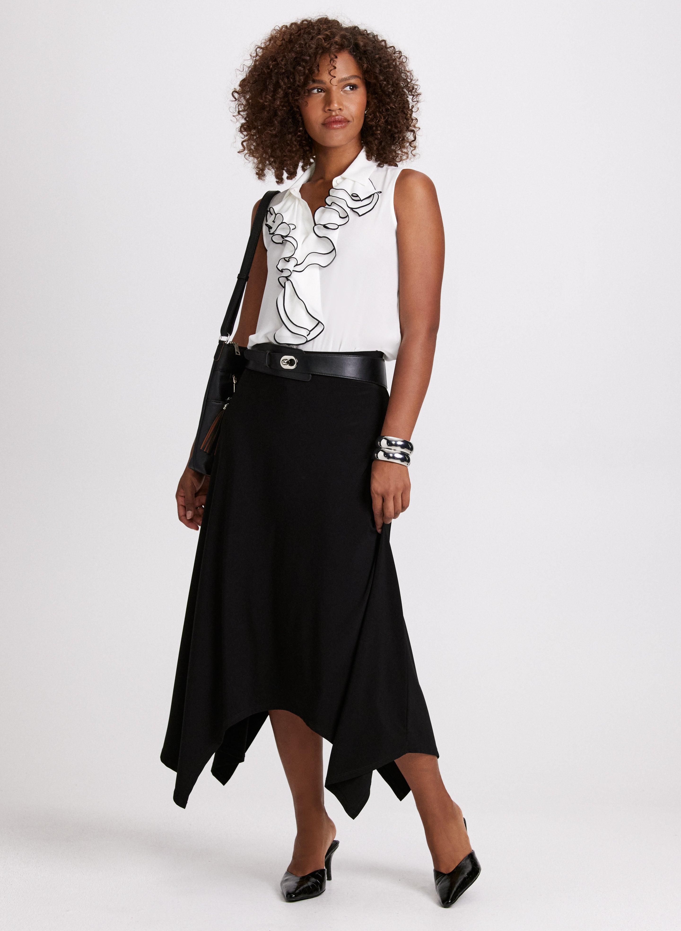 Asymmetric Hem Skirt