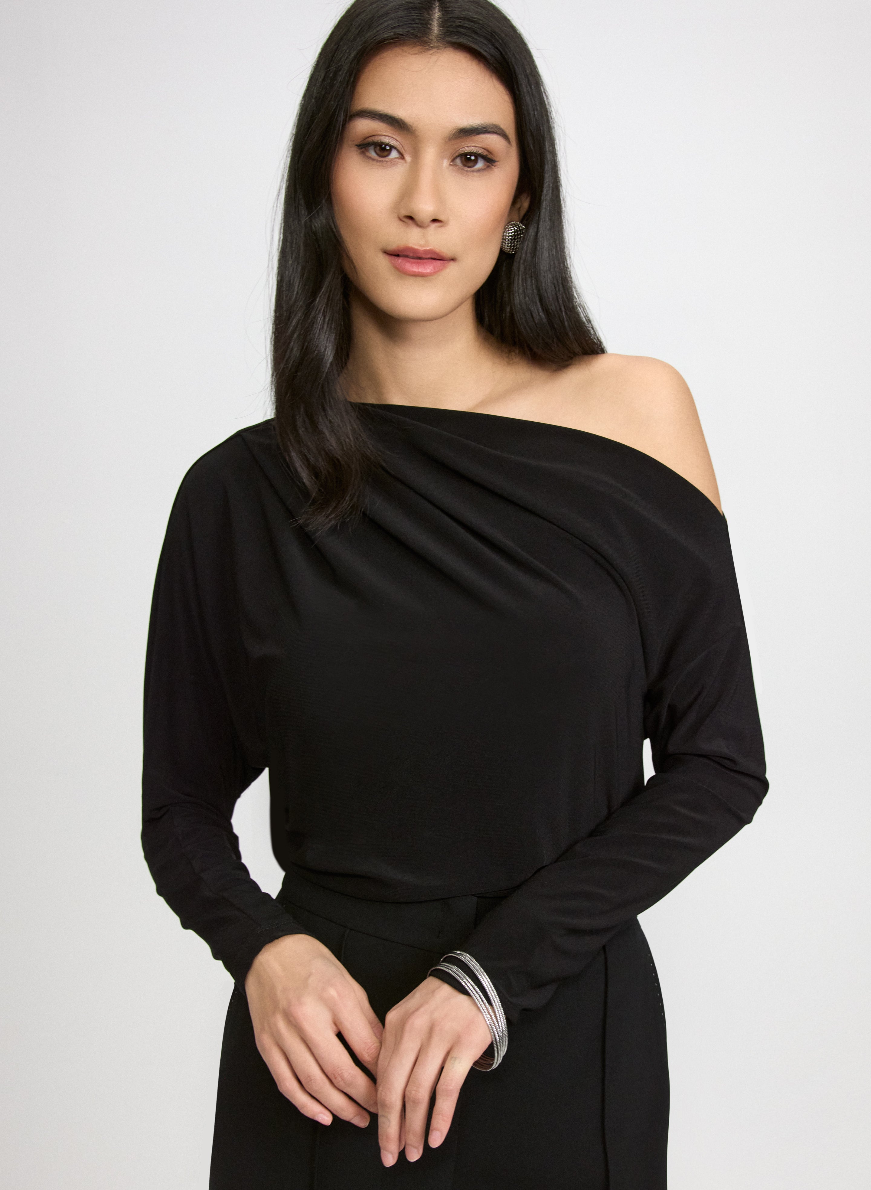 Asymmetric Off-Shoulder Top