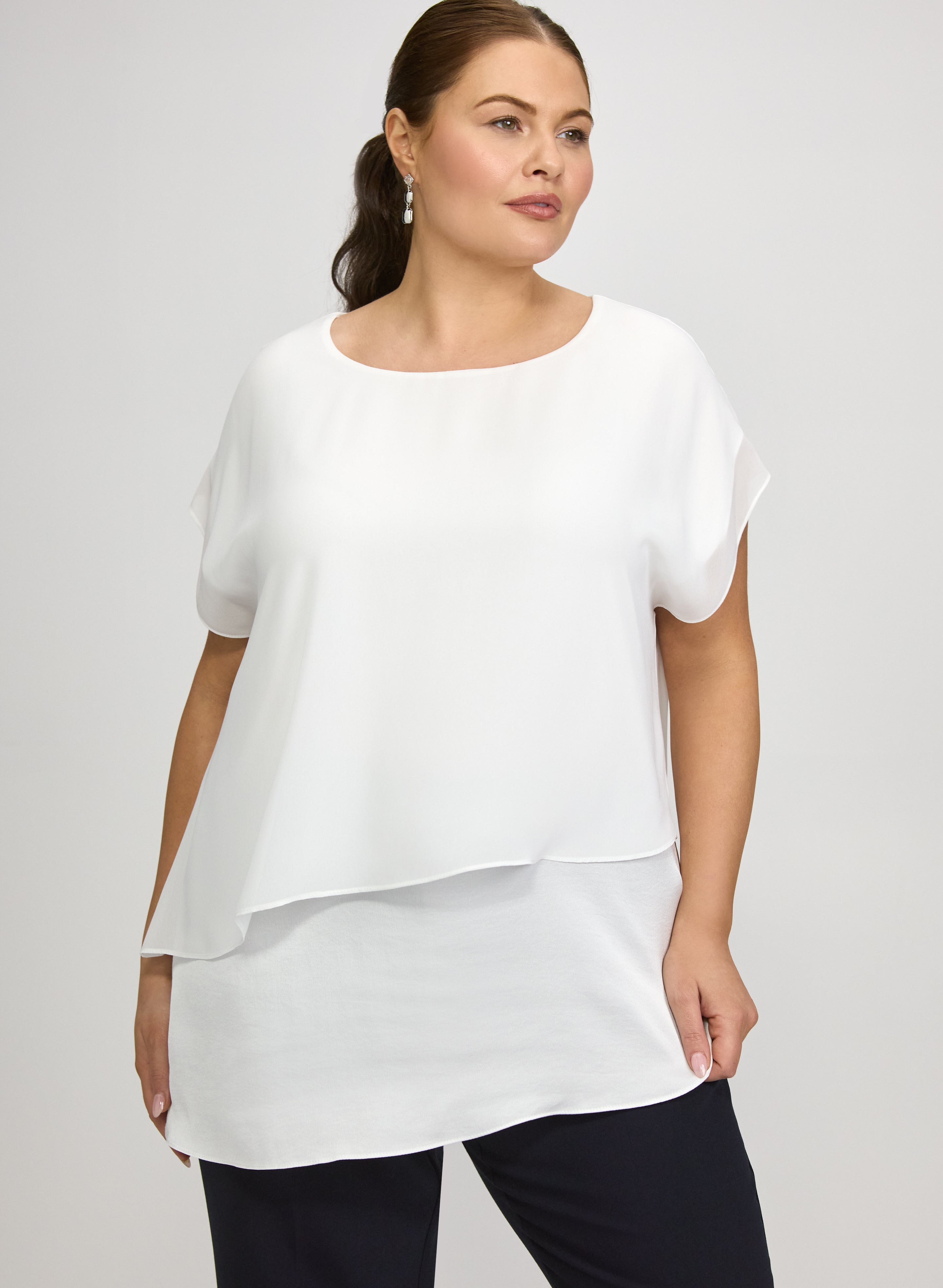 Joseph Ribkoff - Layered Chiffon Blouse