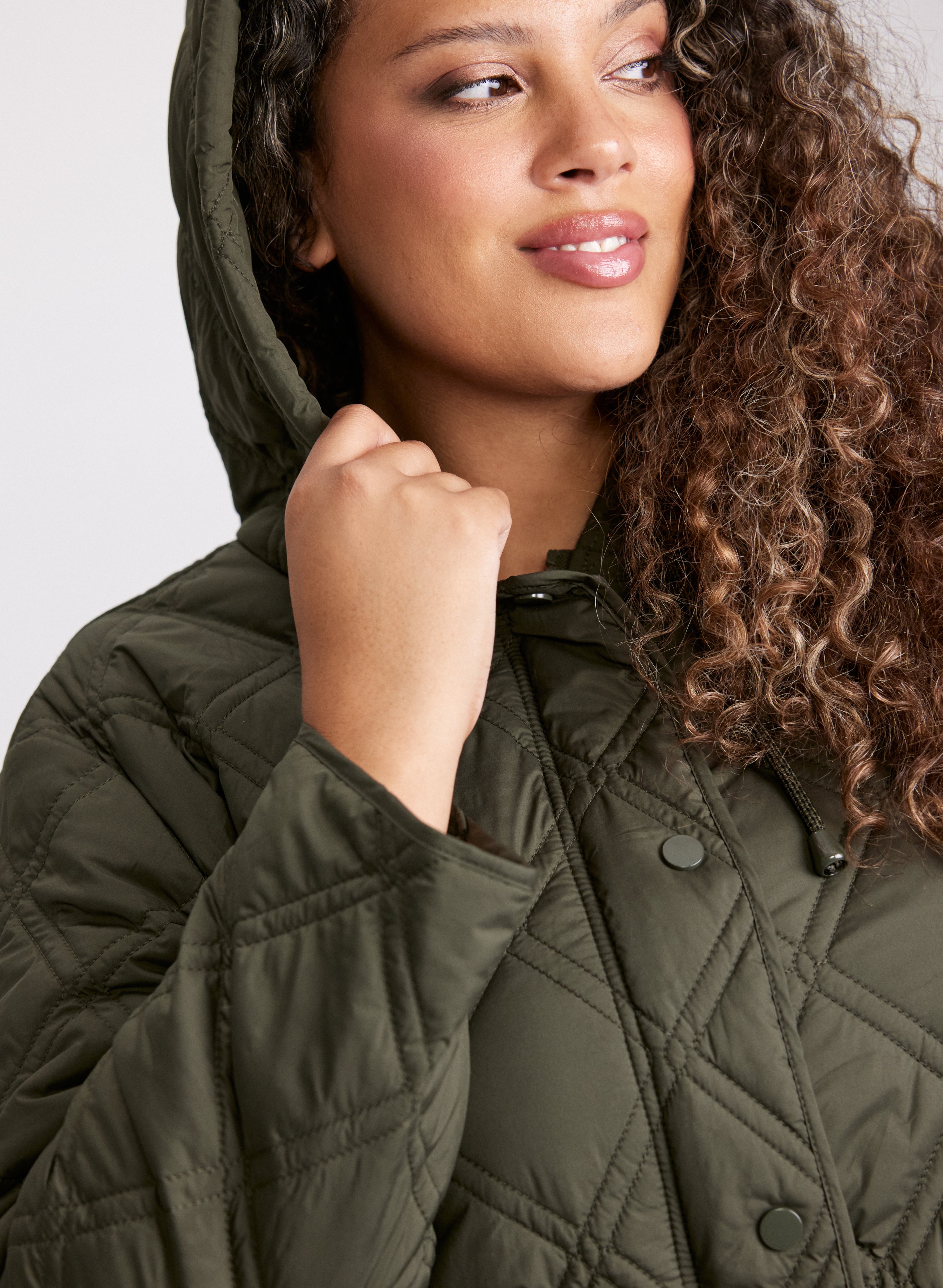 Bernardo Hooded Quilted Jacket