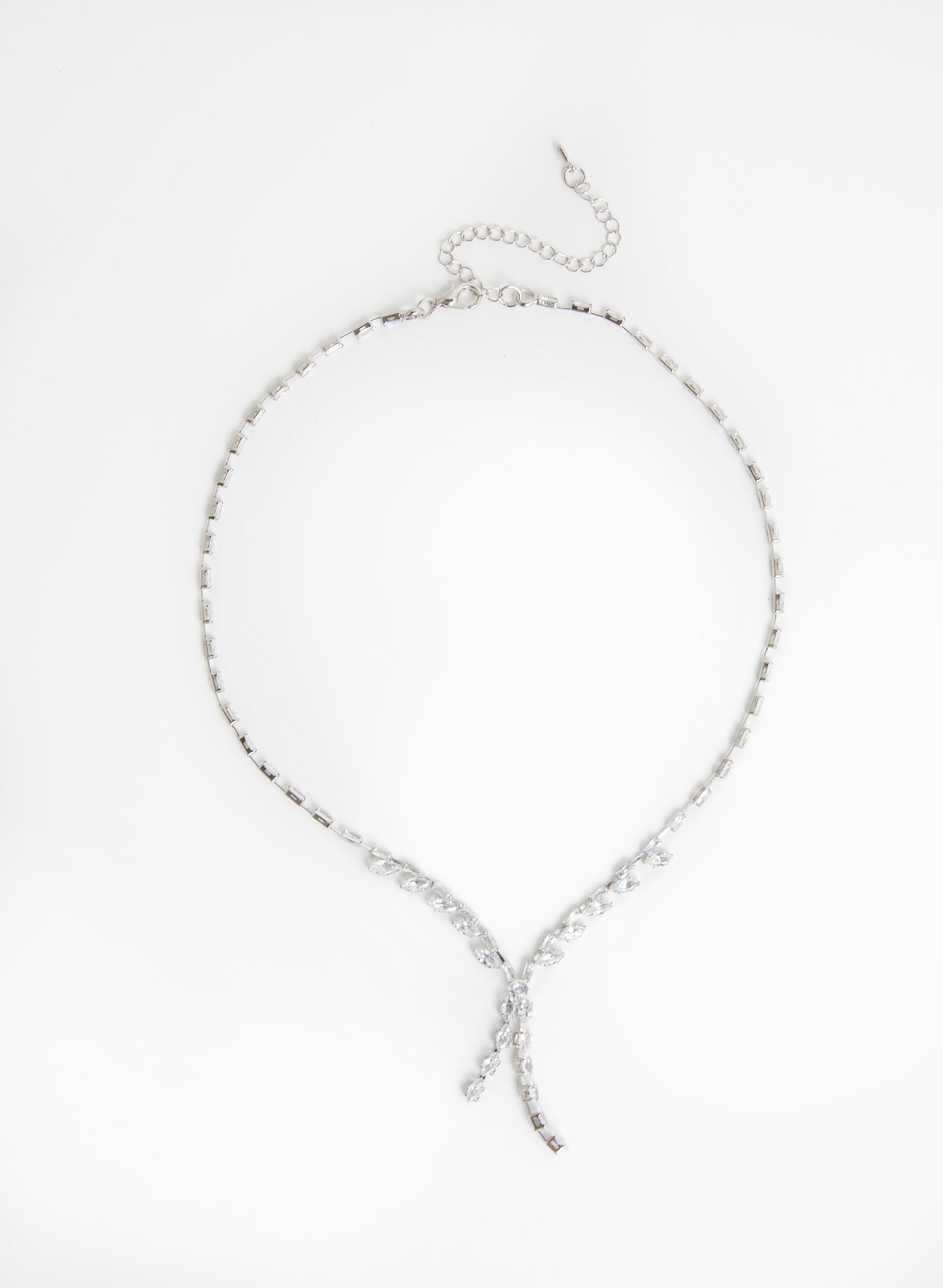 Crystal & Baguette Necklace