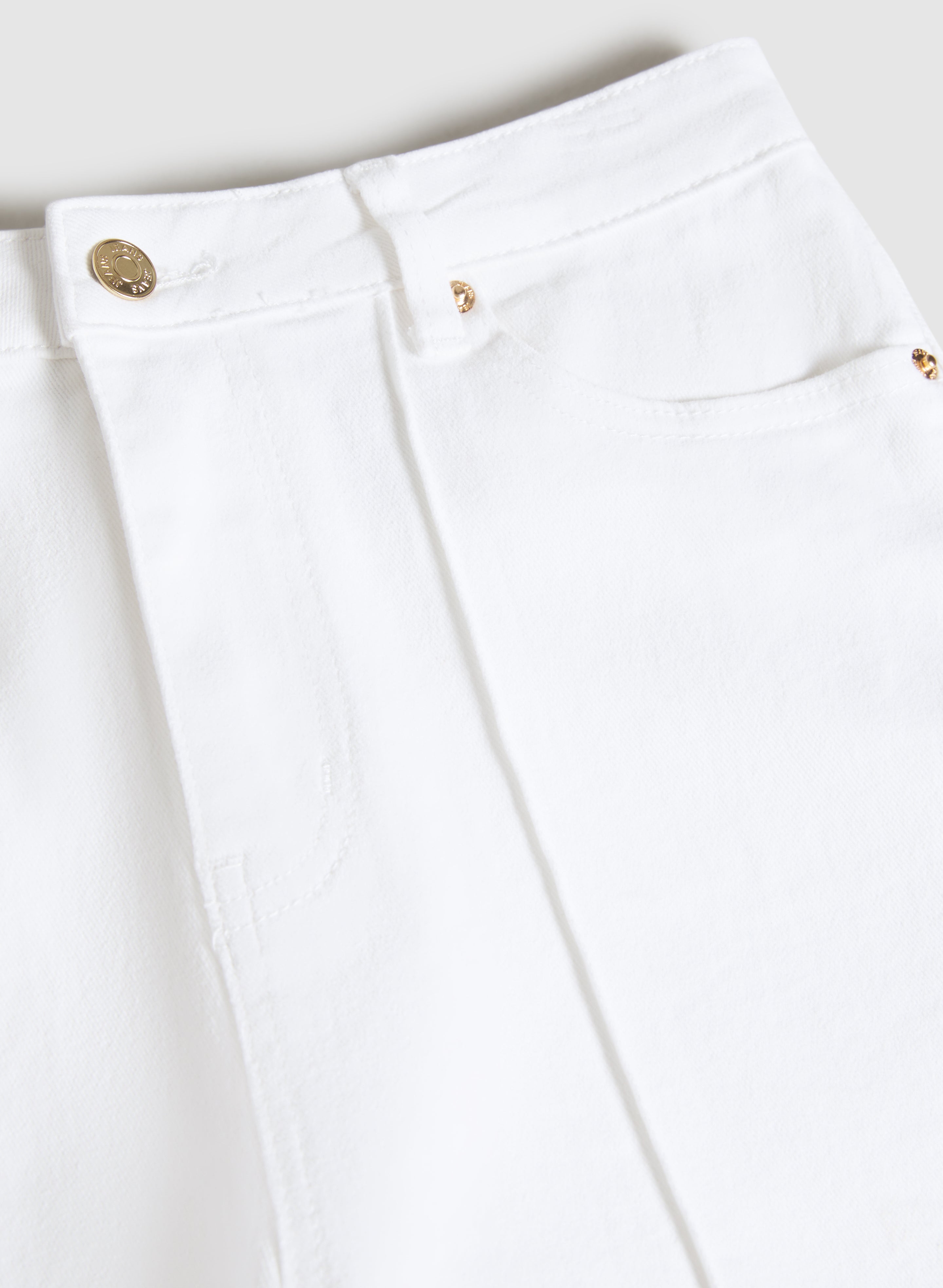 Cropped Flare-Leg Jeans