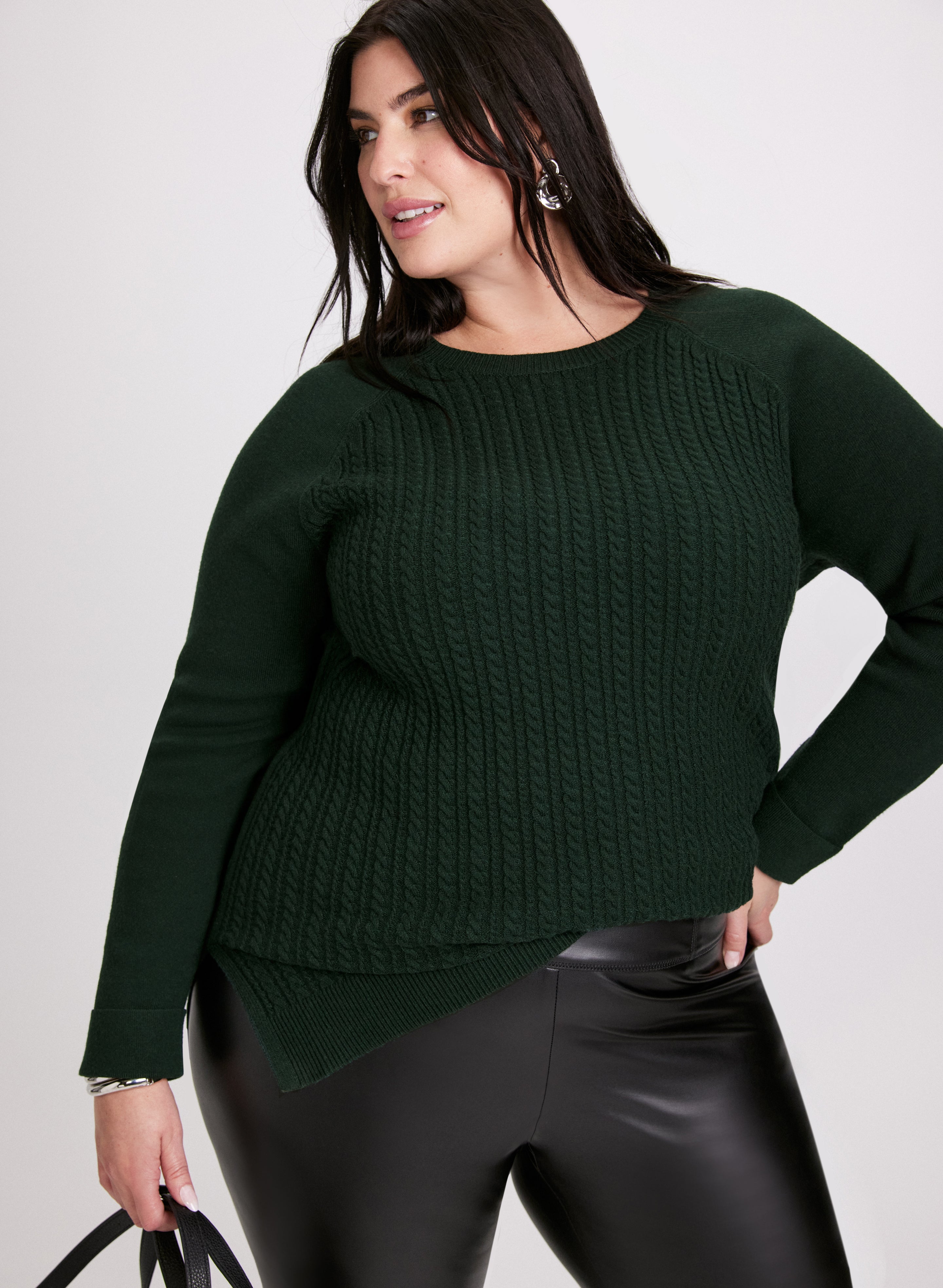 Knit tunic sweater hotsell