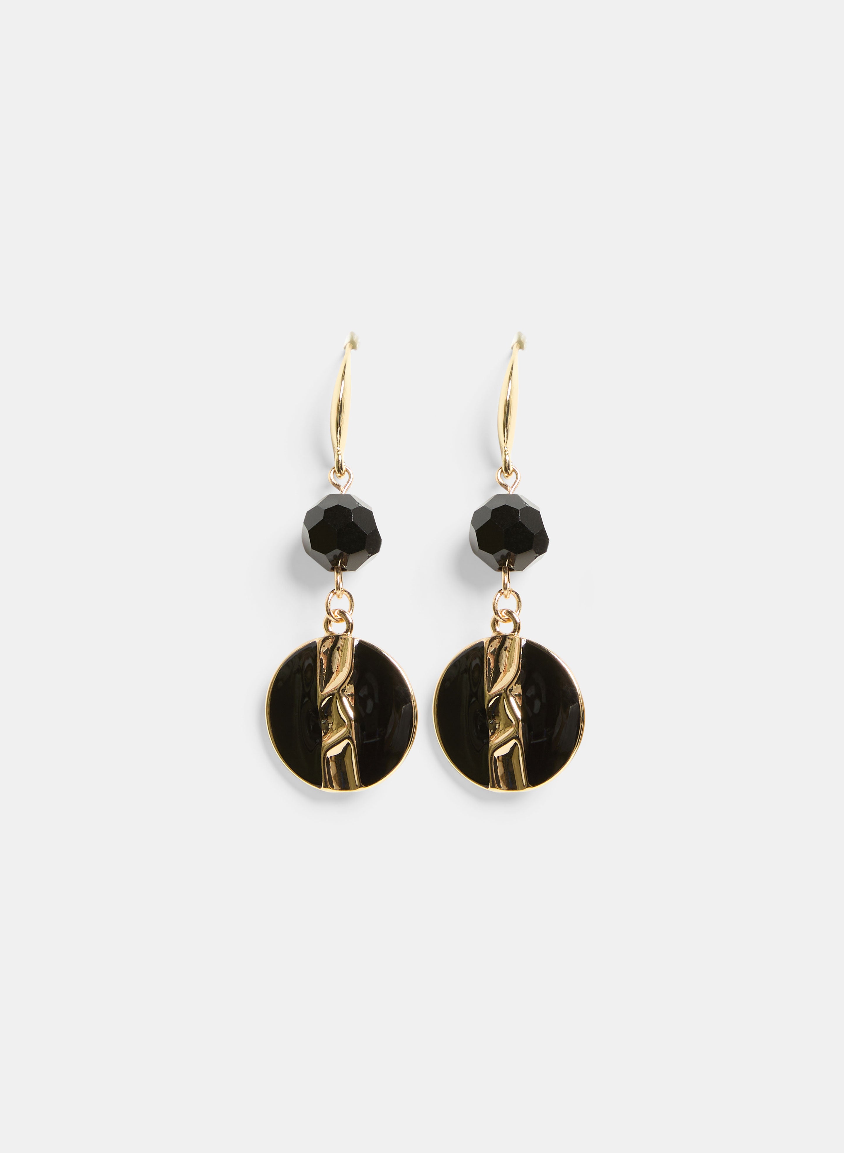 Tiered Disc Earrings