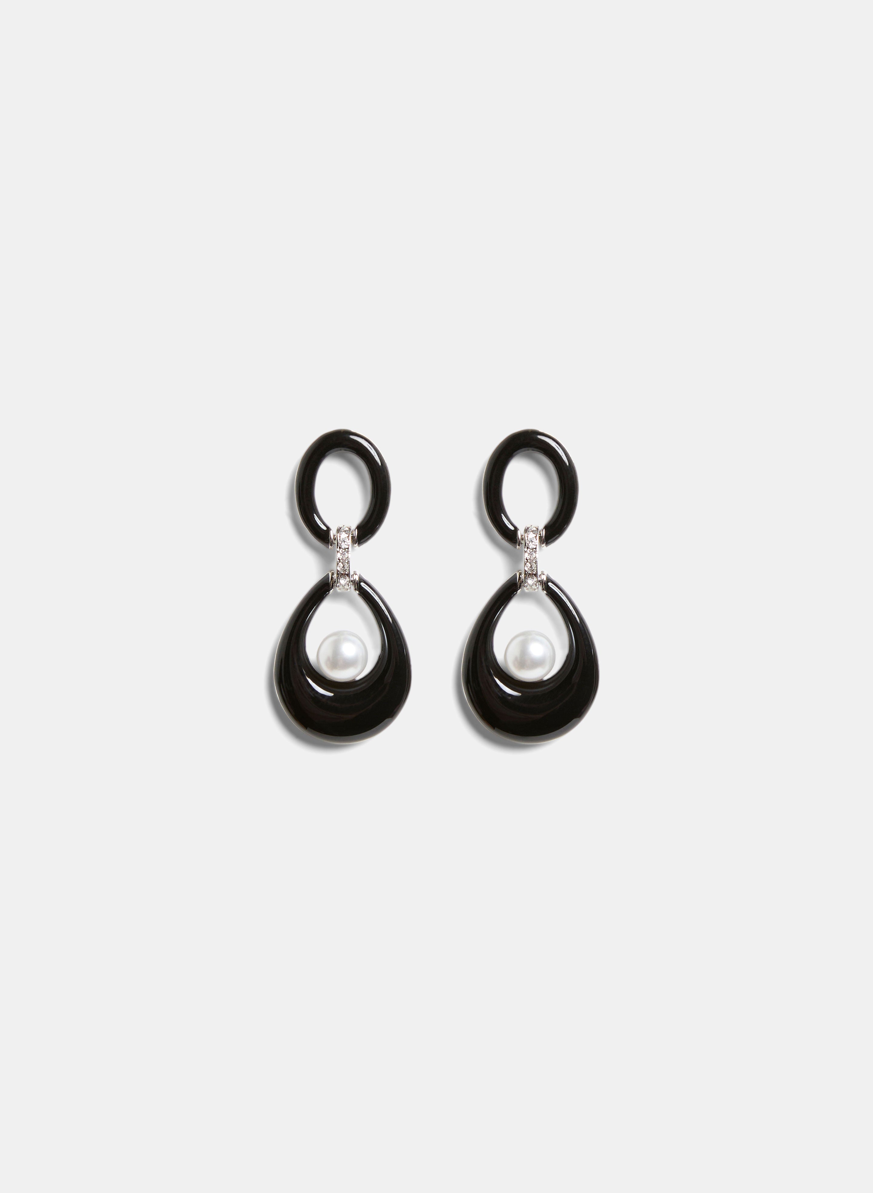 Two-Tier Teardrop Earrings