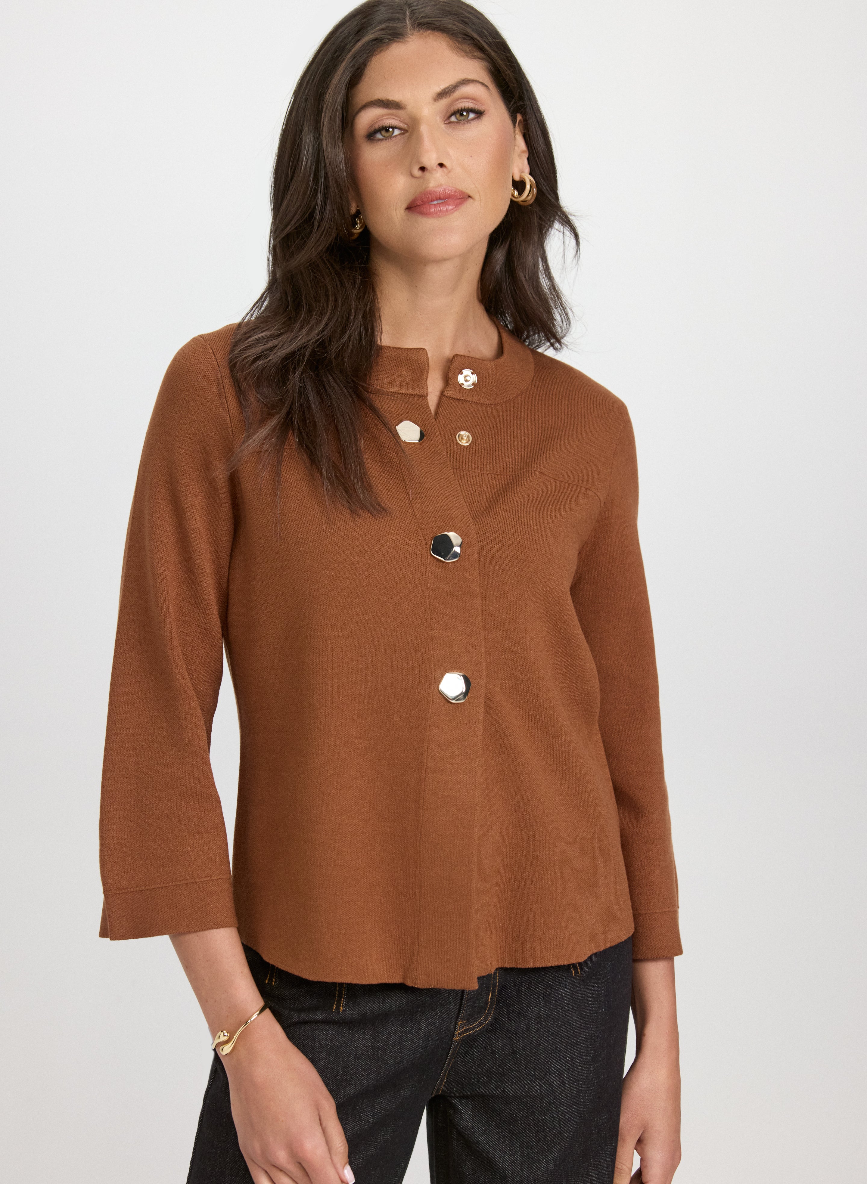 Short Knit Cardigan