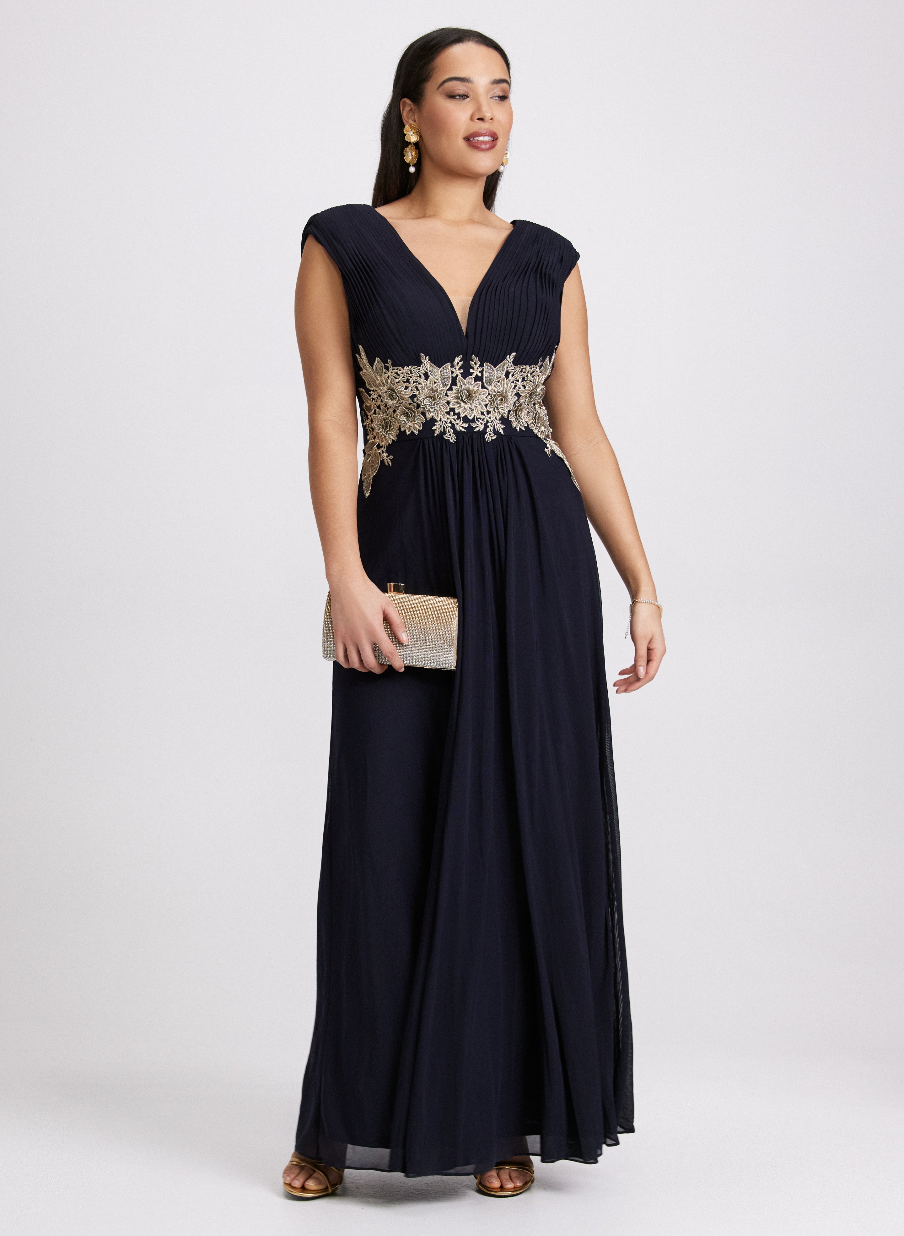 Embroidered Appliqué Dress