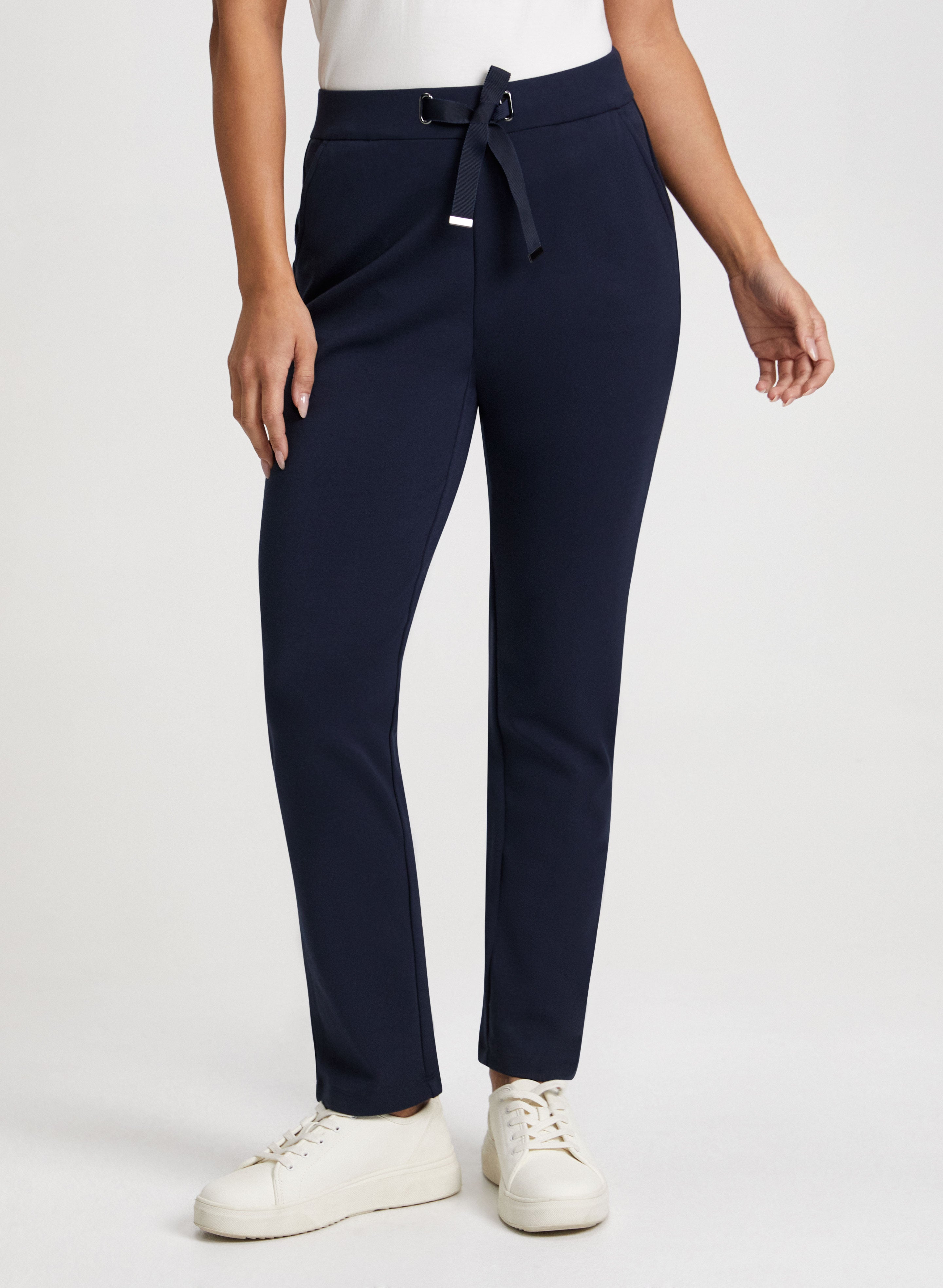 Pull-On Straight Leg Pants