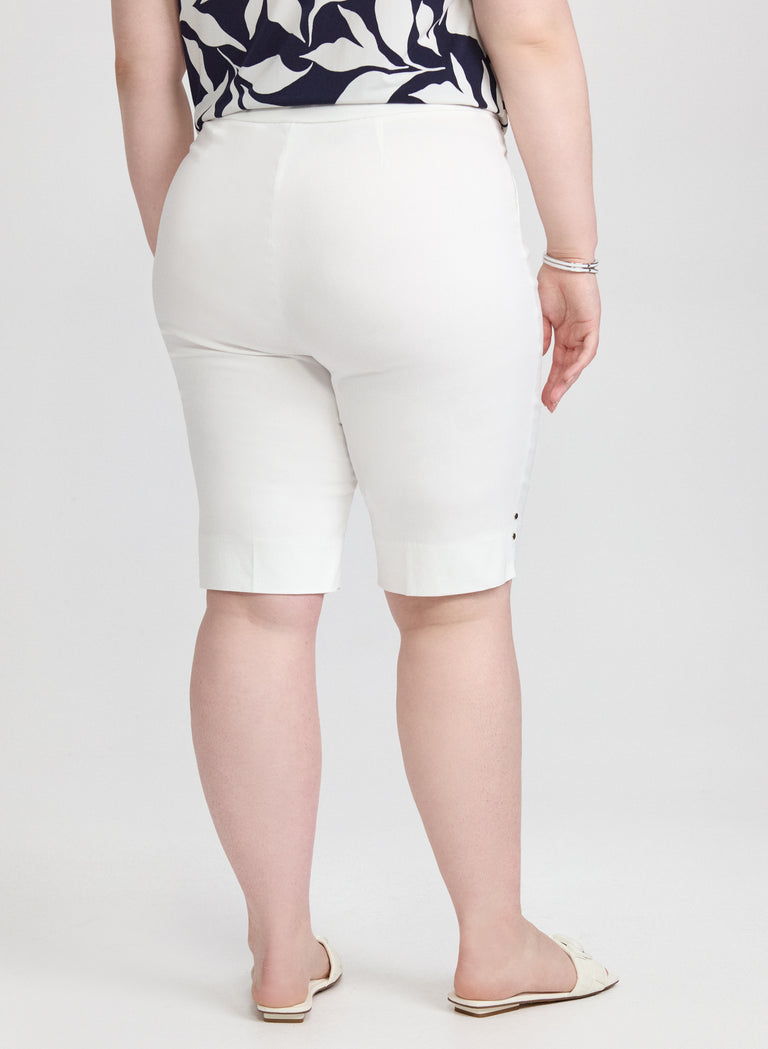 Blue Cornflower Pull-On Bermuda Short