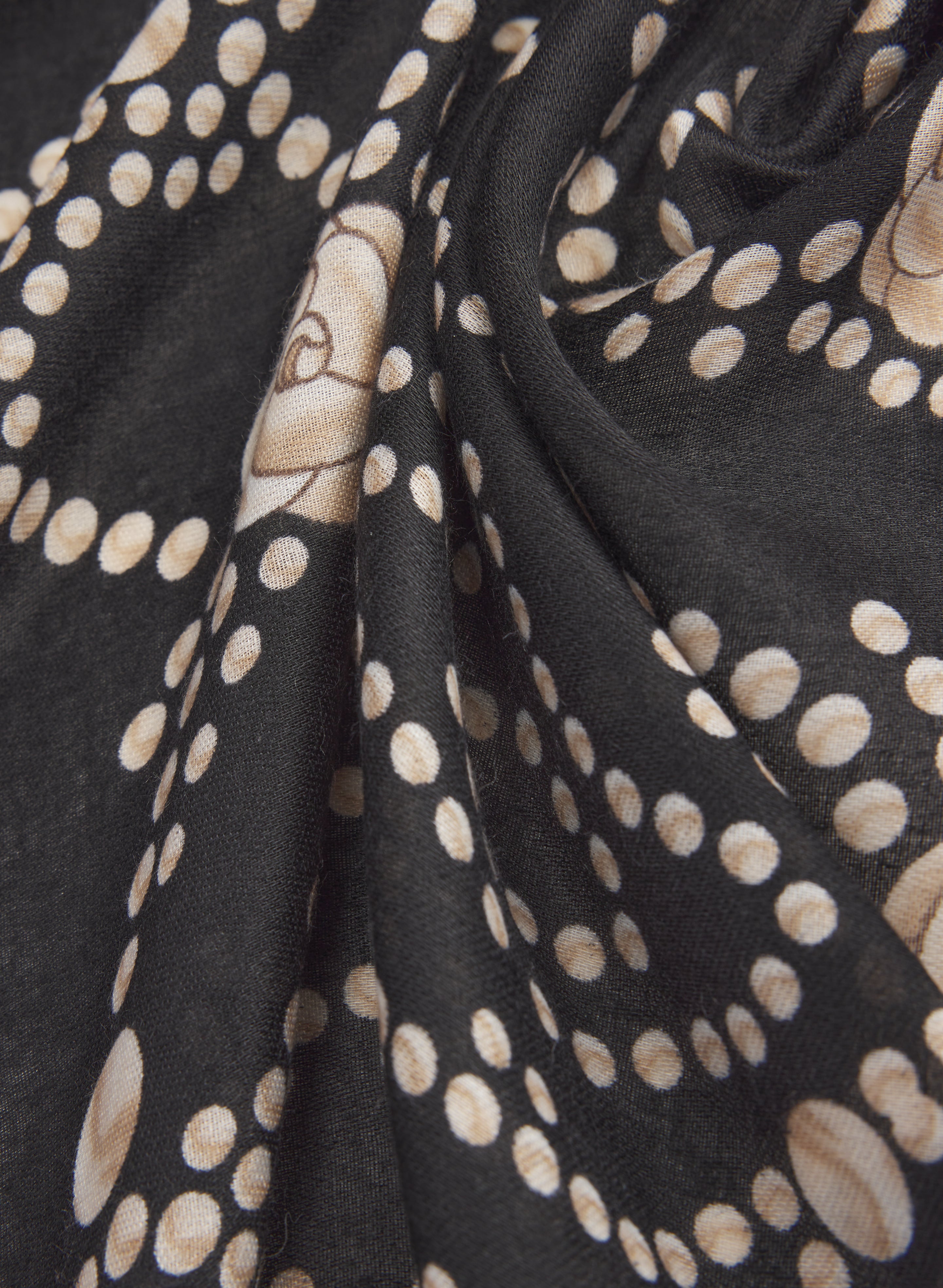 Floral Polka Dot Scarf