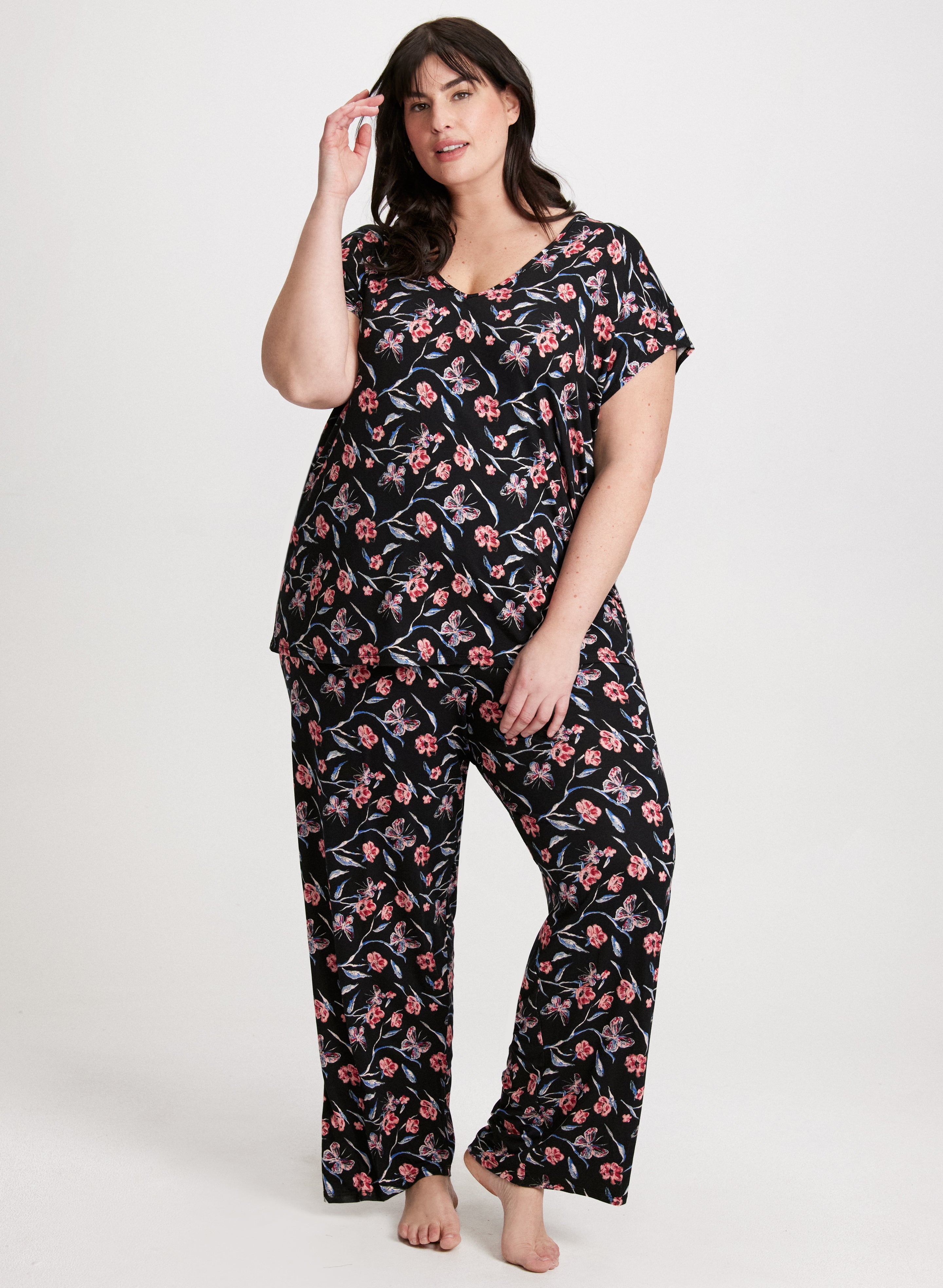 Floral Print Pyjama Set