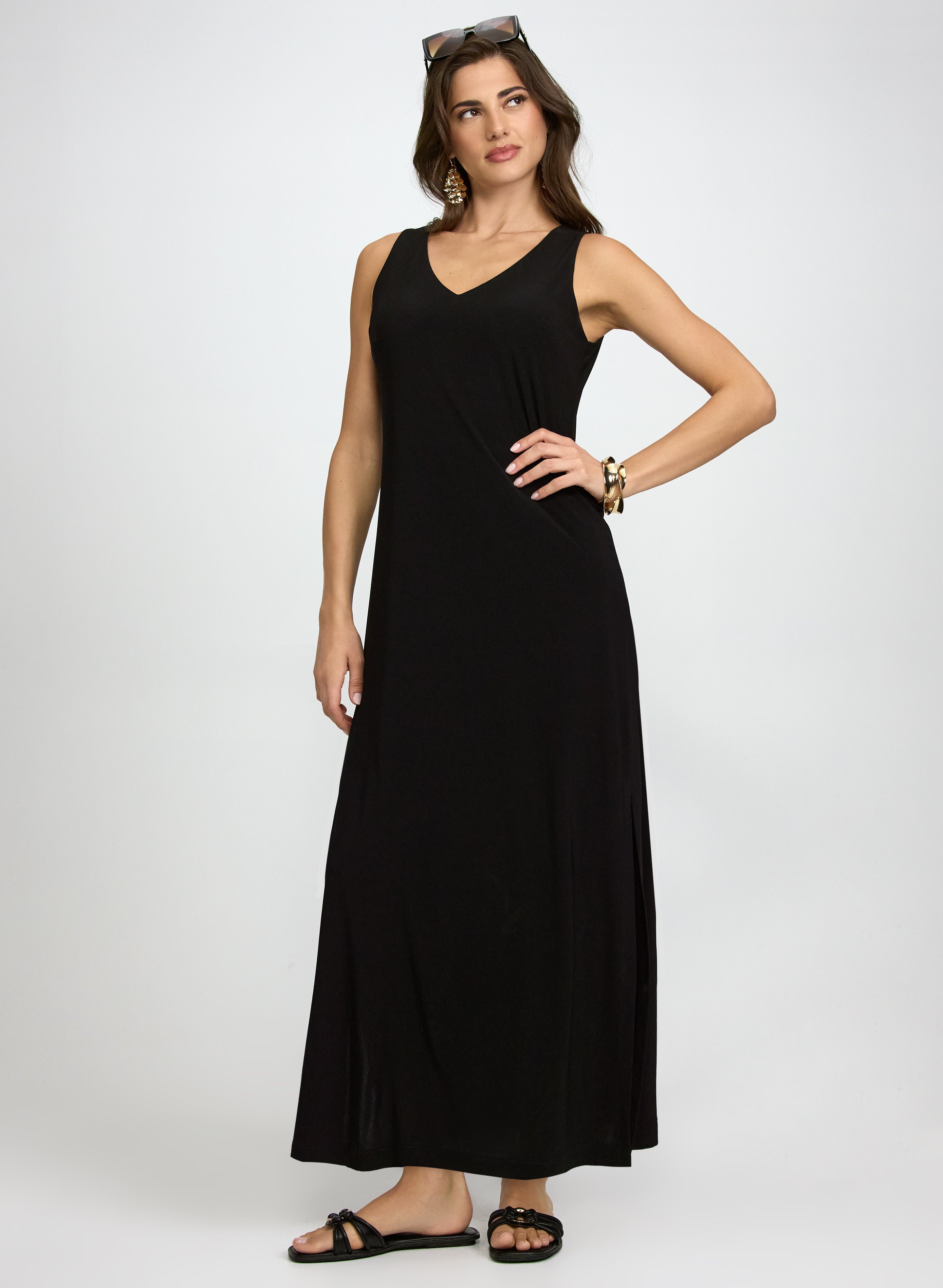 Sleeveless Jersey Maxi Dress Sleeveless Jersey Maxi Dress