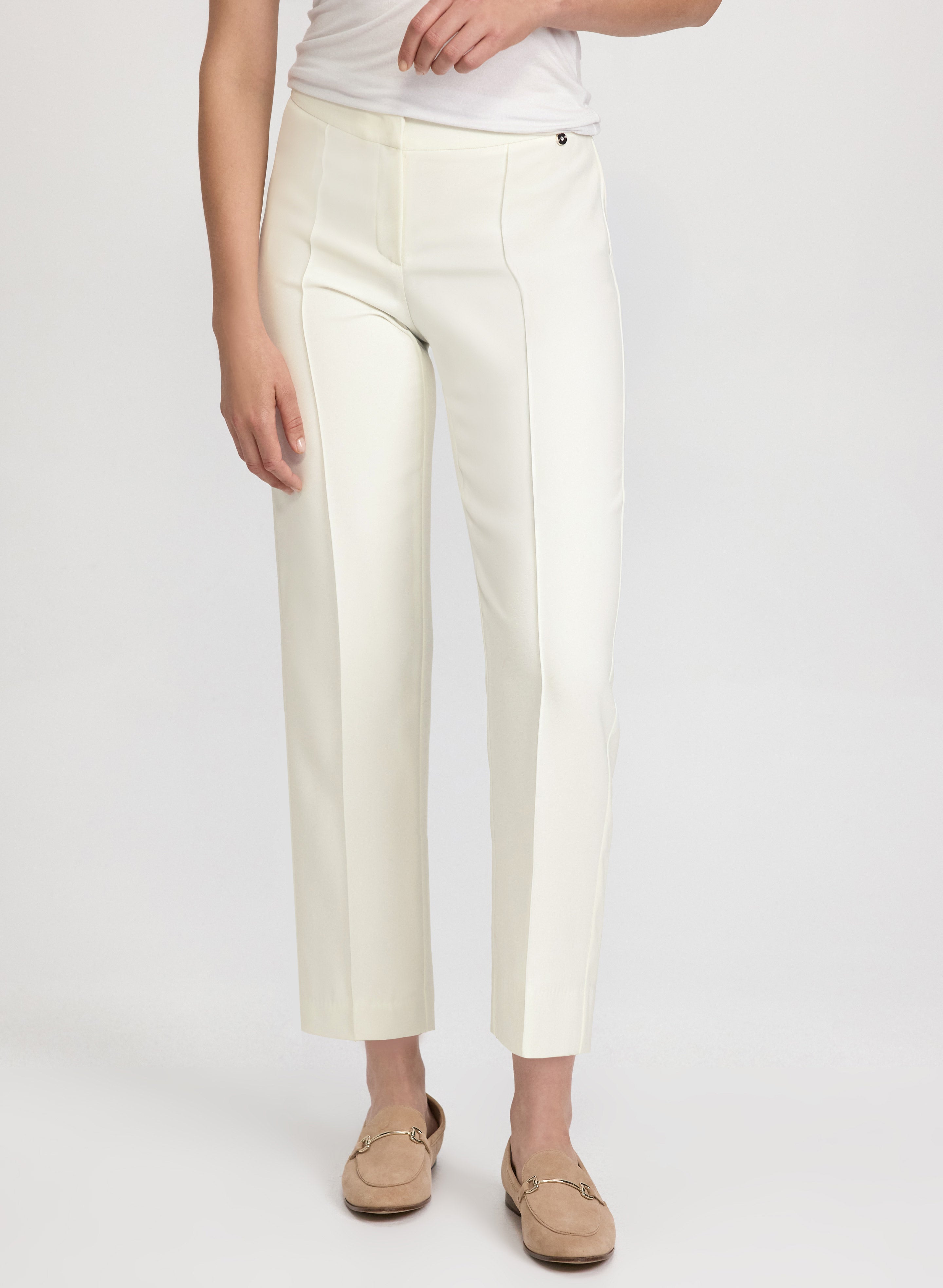 lily white pants Lily Straight-Leg Pants
