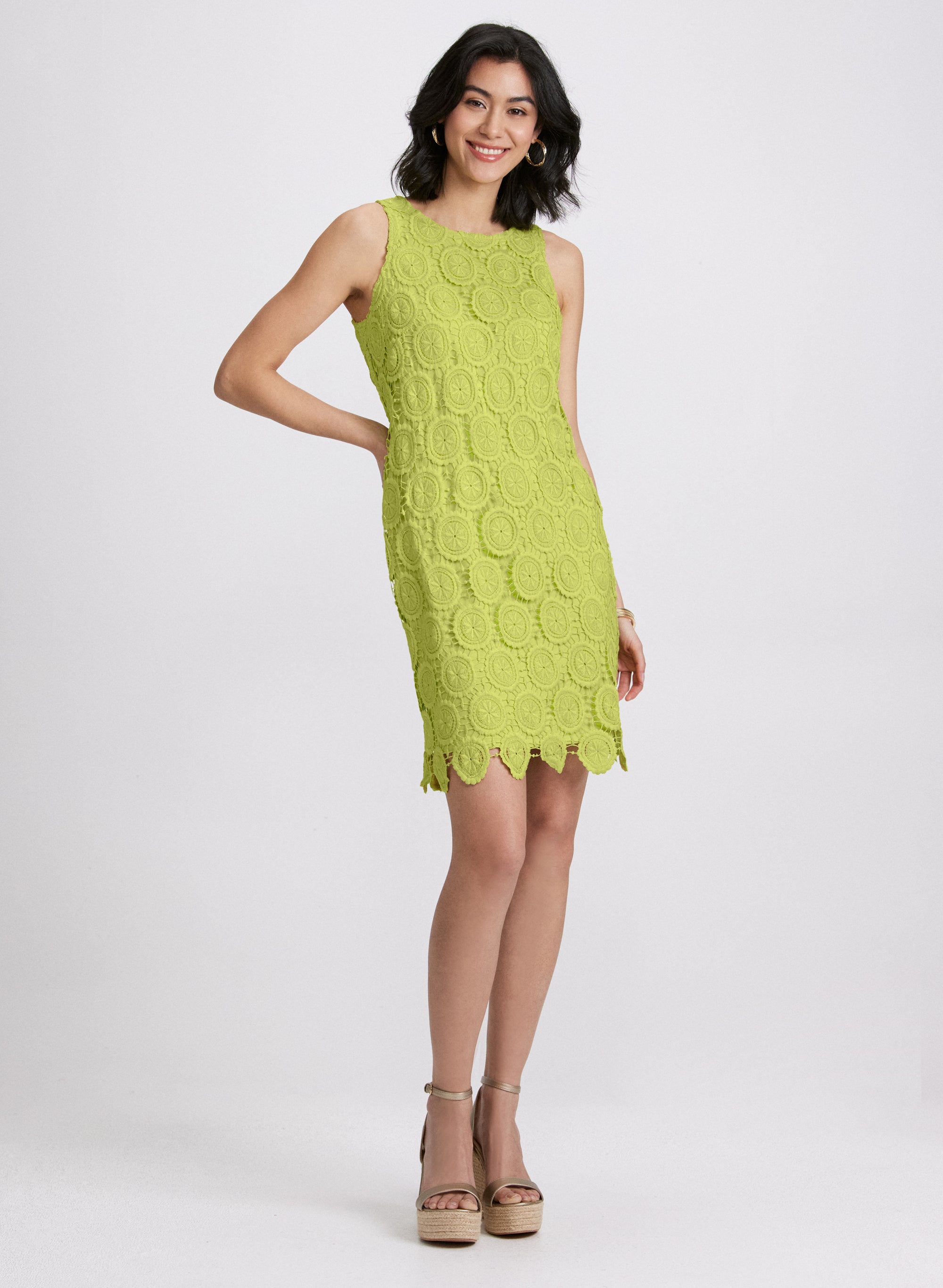 chinese dress ladies Sleeveless Crochet Dress