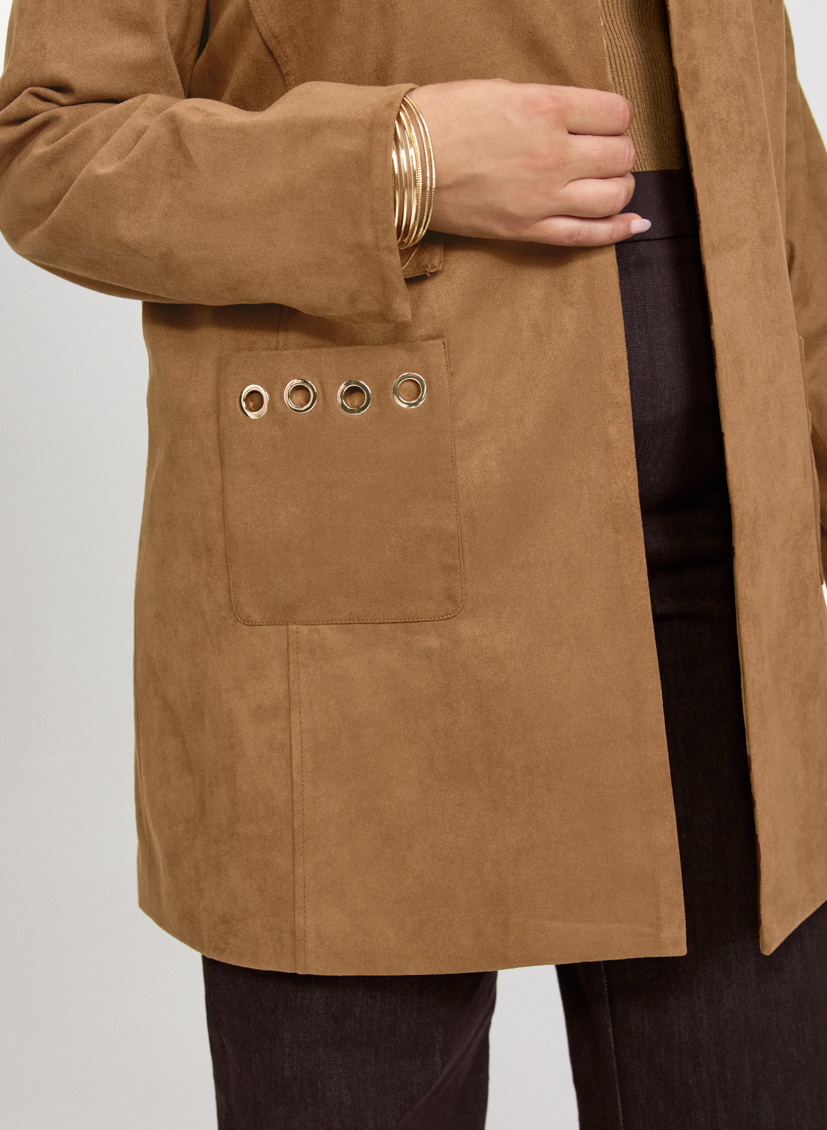 Faux-Suede Jacket