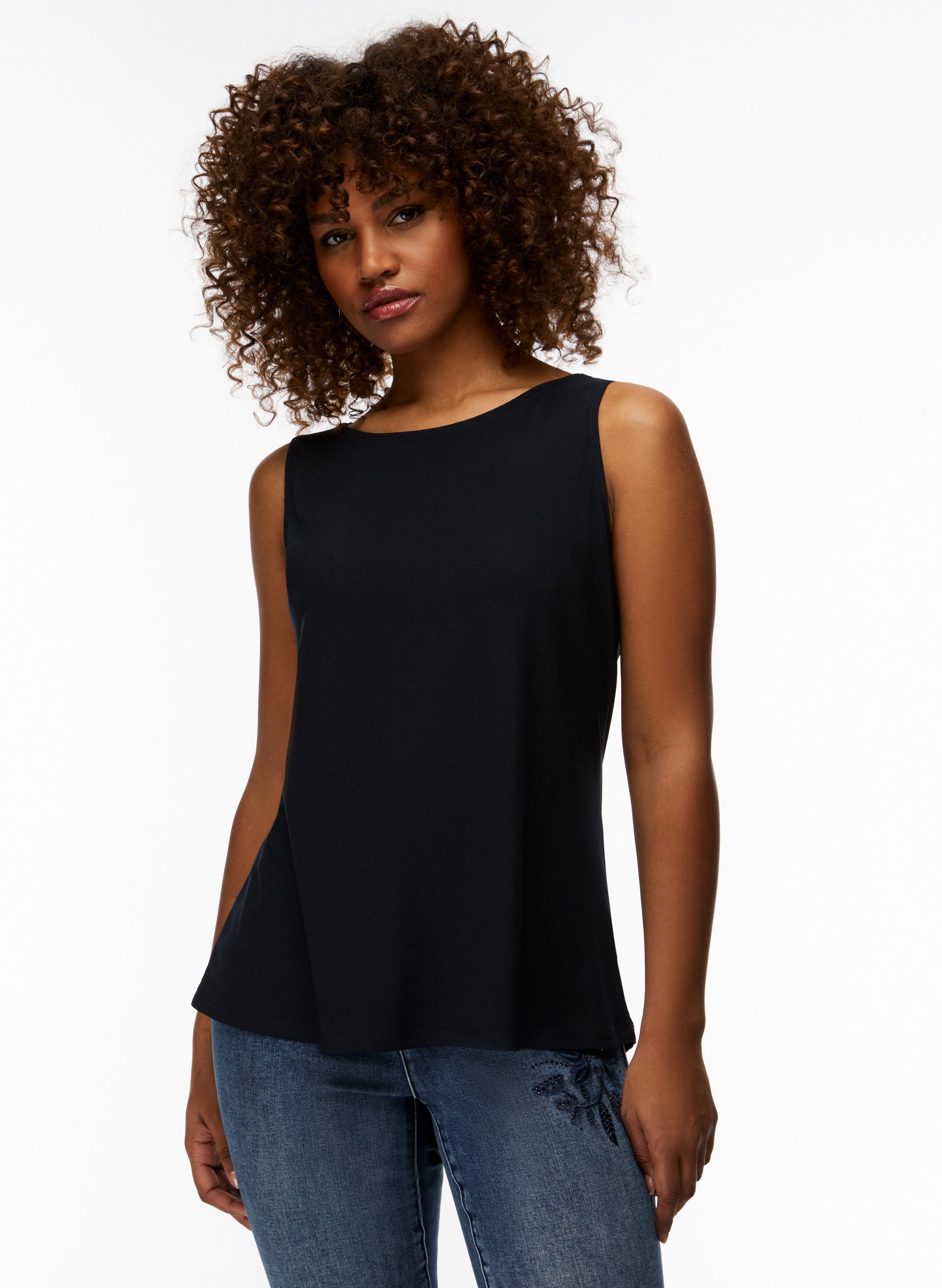 Sleeveless A-Line Top