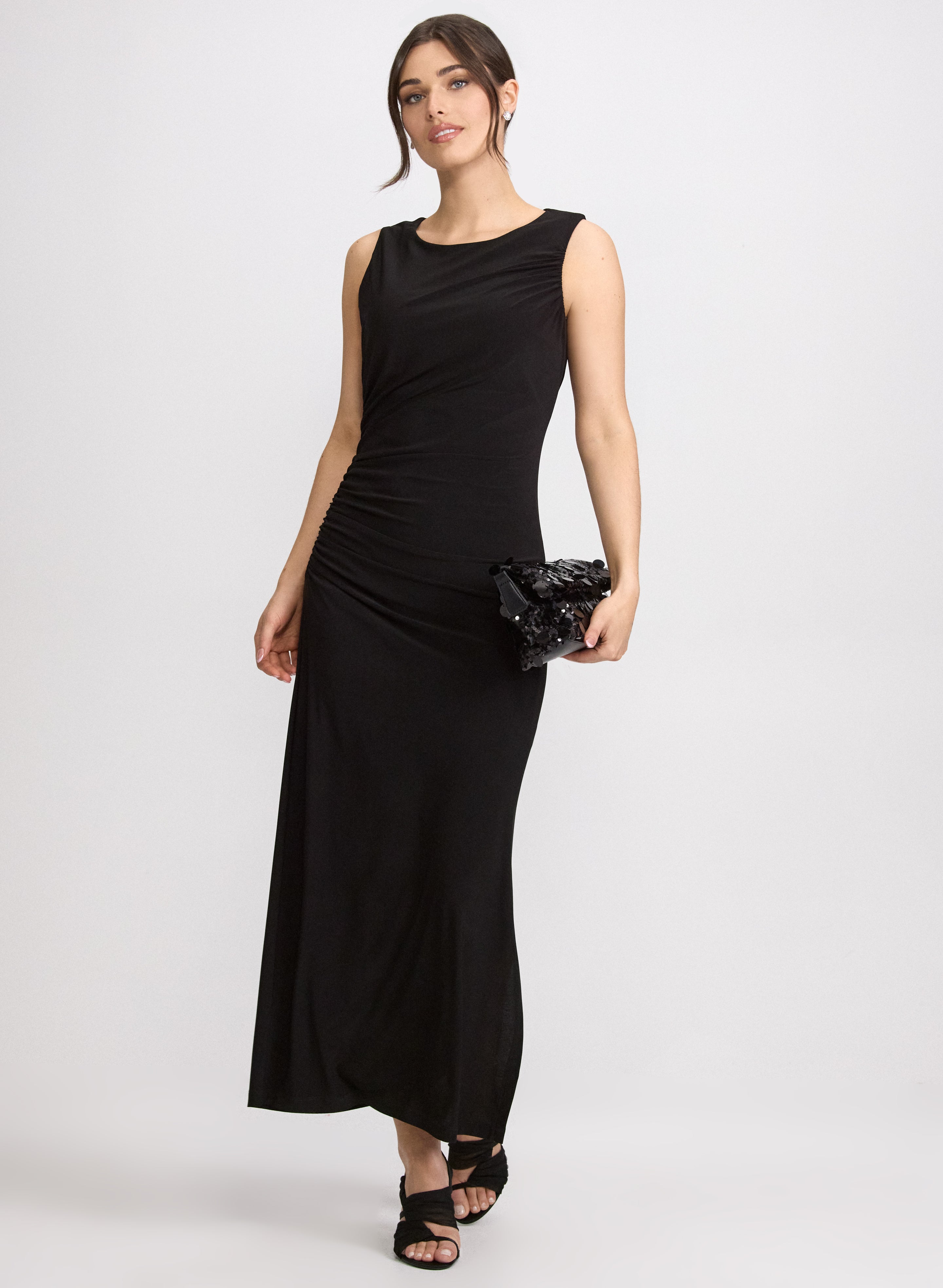 green emerald velvet dress Ellie Wilde - EW36059
