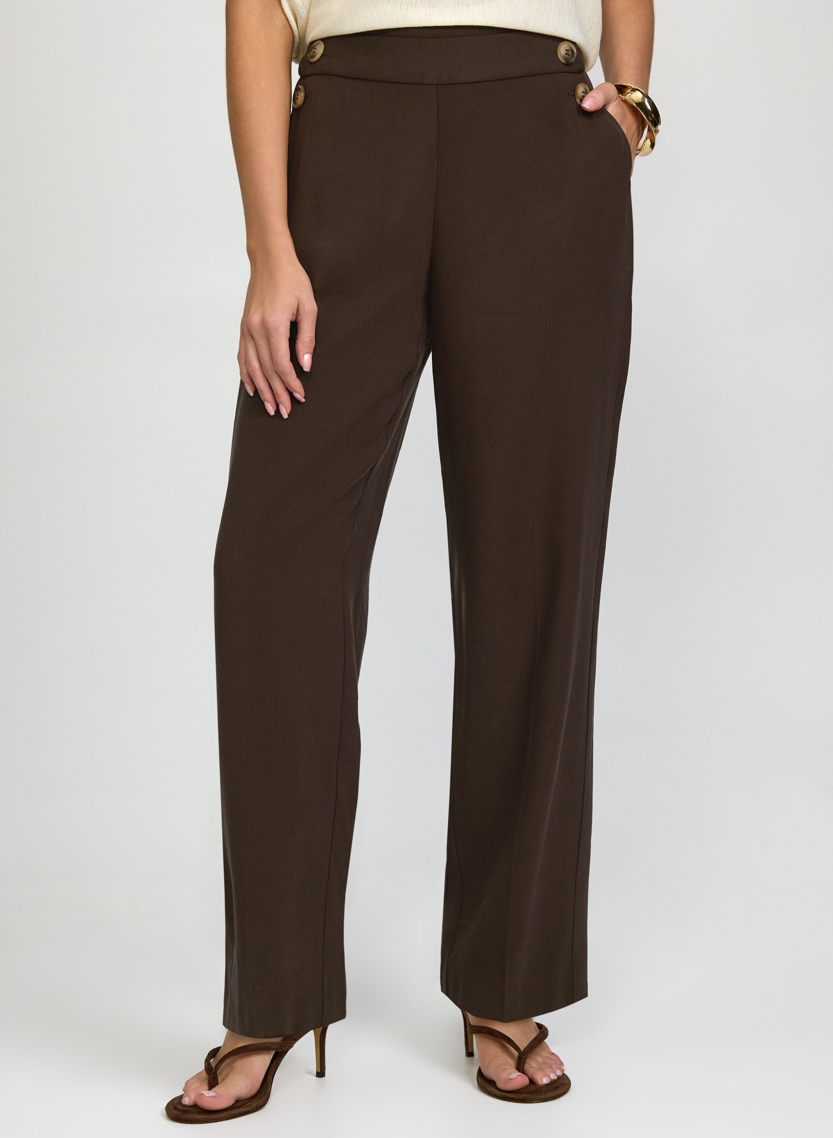 Straight-Leg Pants