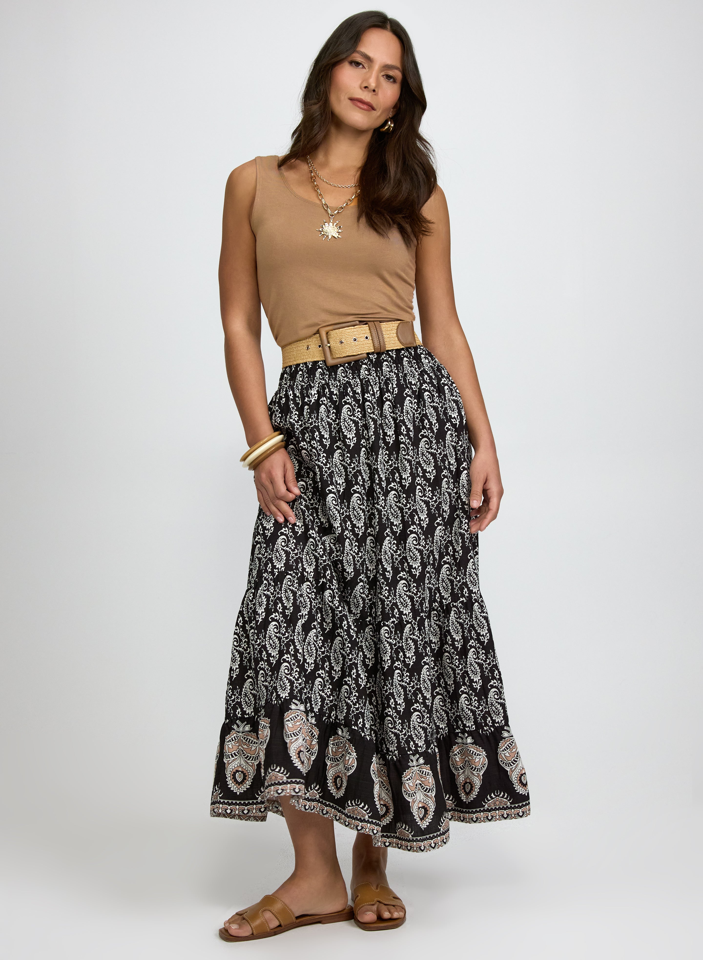 SACRA 美品❗️BLURRED PAISLEY SKIRT SACRA 美品❗️BLURRED PAISLEY SKIRT BLURRED PAISLEY SKIRT | SKIRT