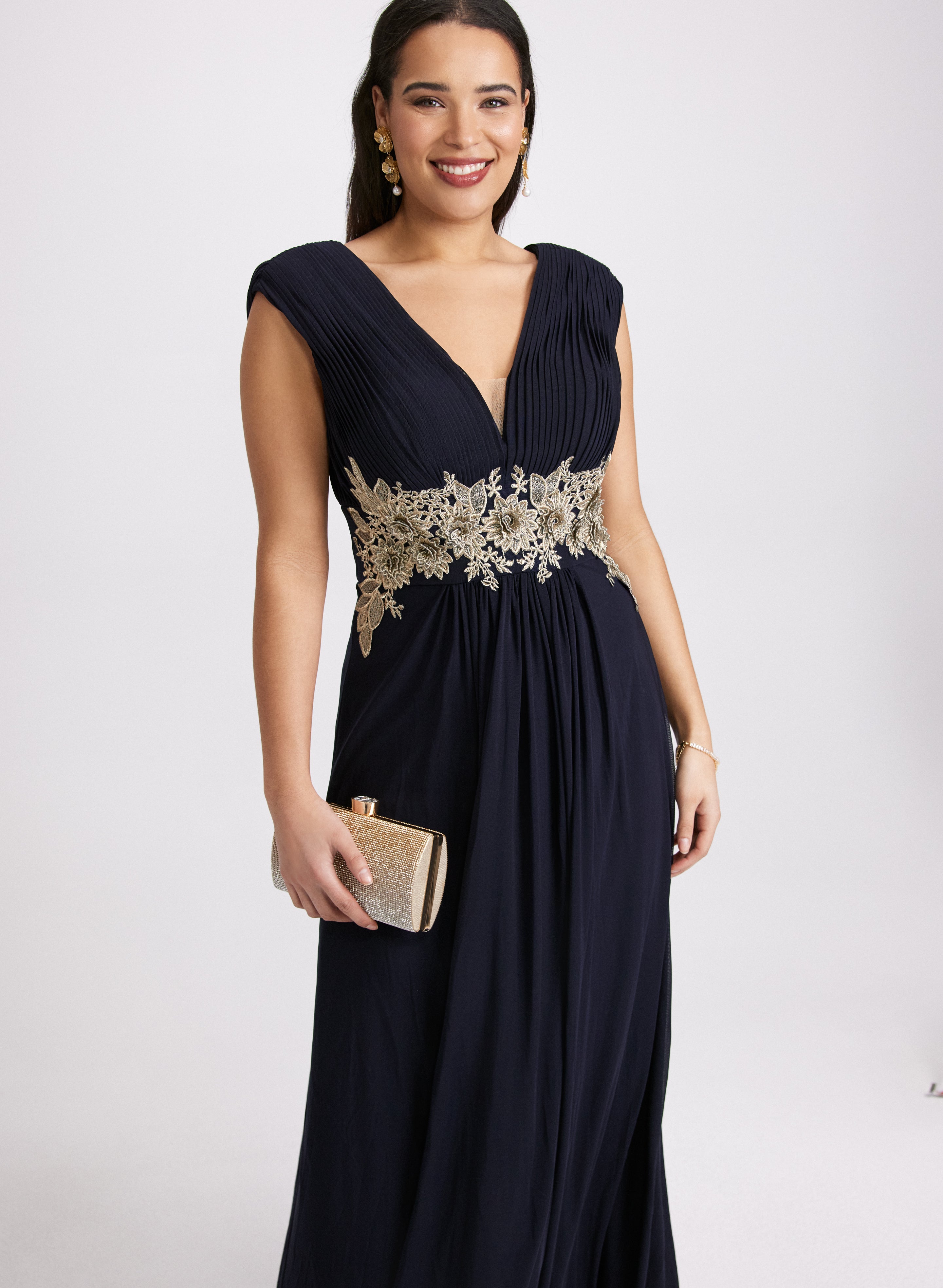Embroidered Appliqué Dress