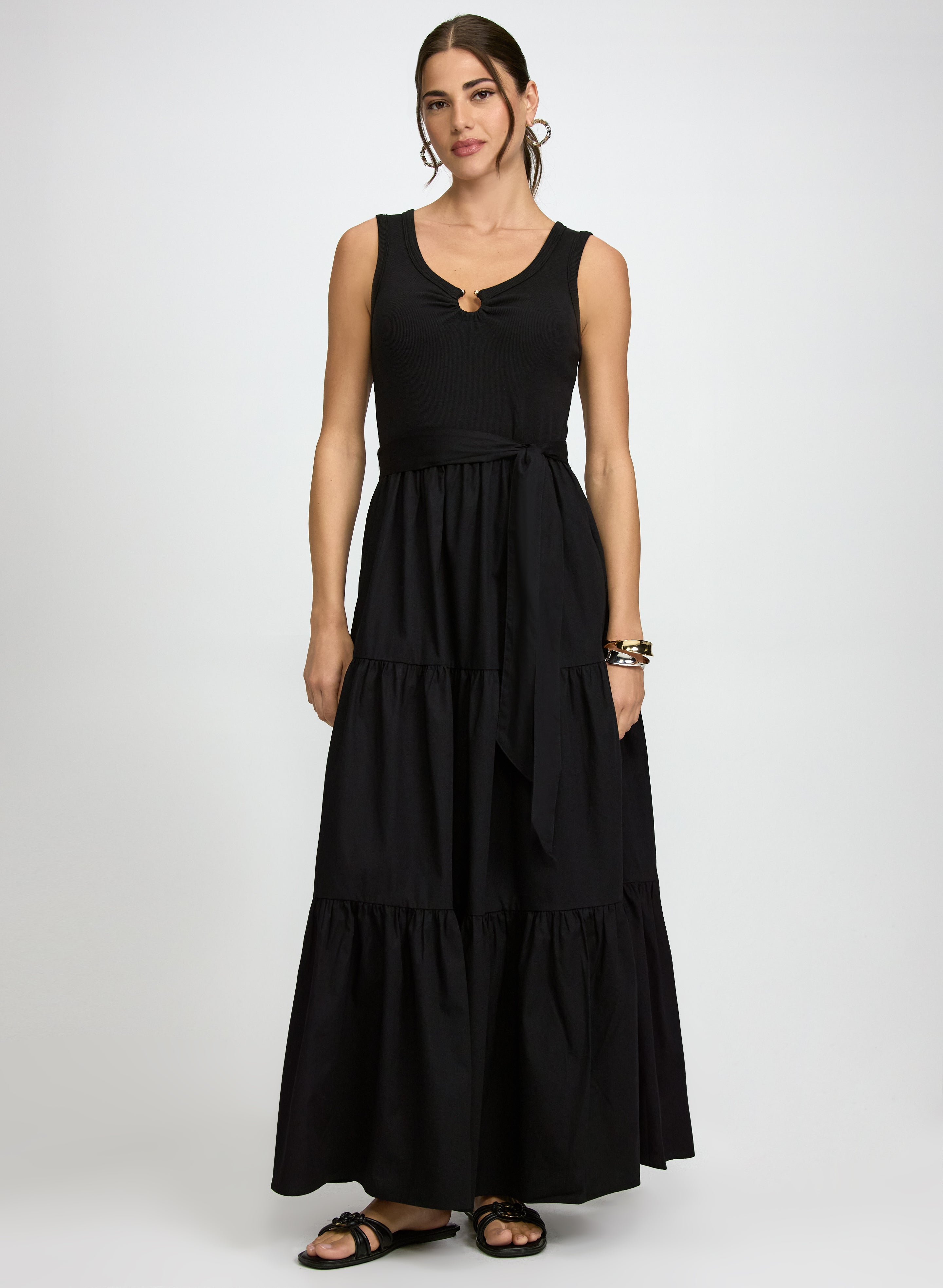 cotton on black maxi dress Cotton Maxi Dress