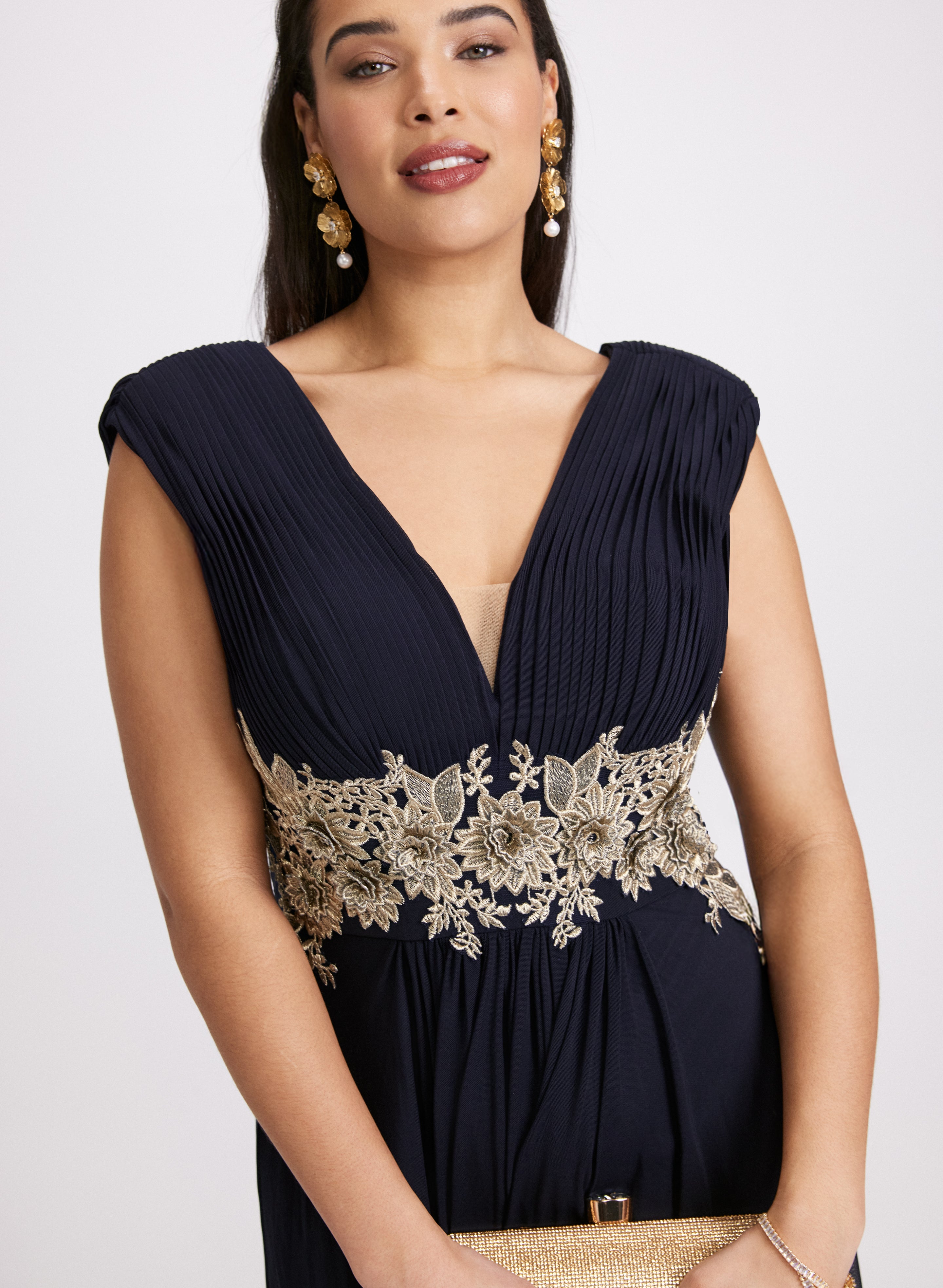 Embroidered Appliqué Dress