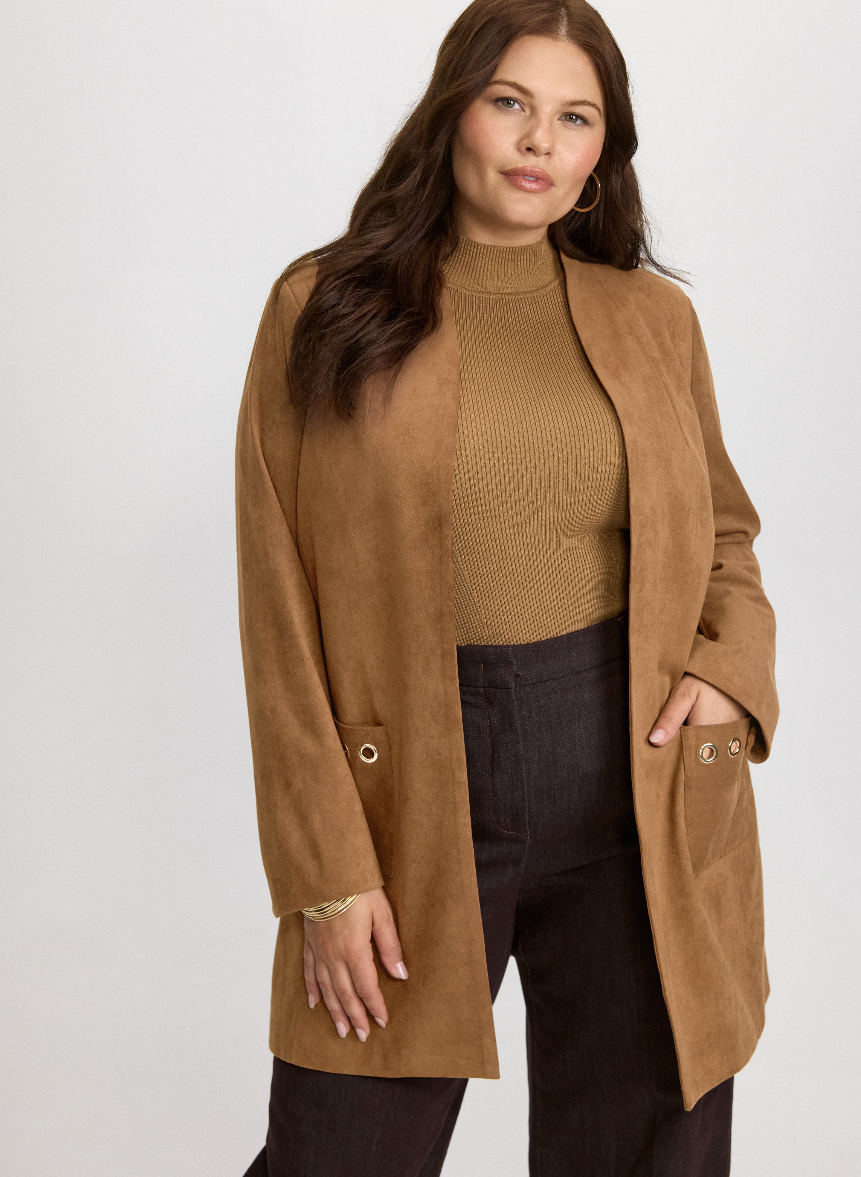 Faux-Suede Jacket