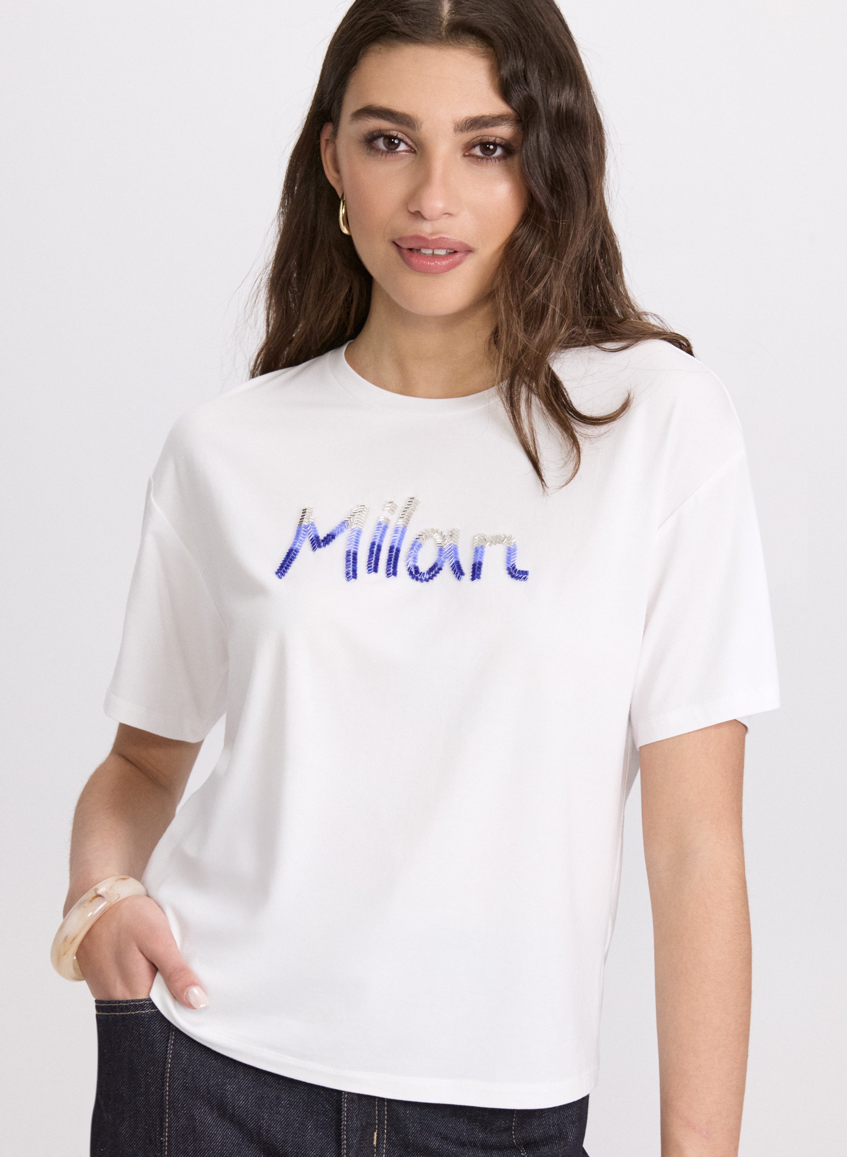 Milan' Sequin T-Shirt
