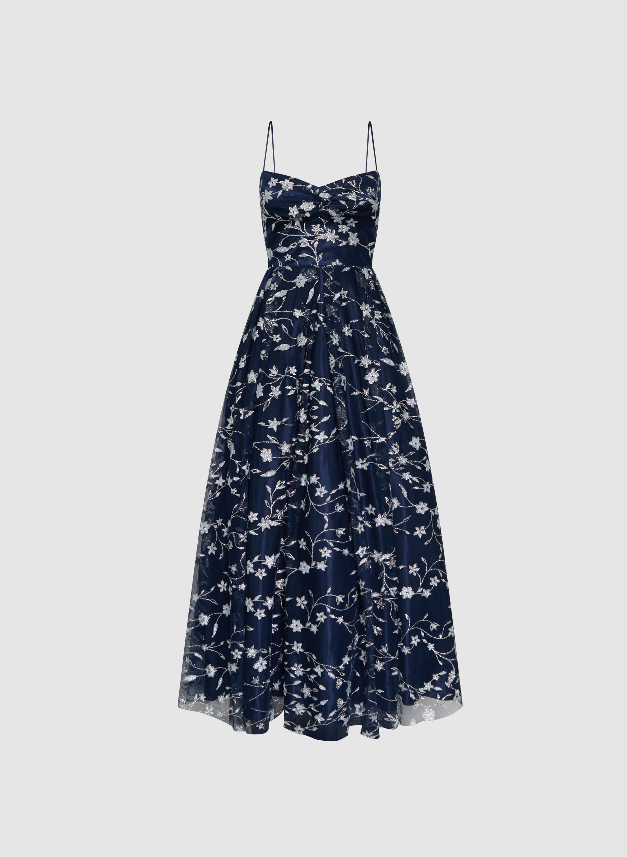 Glittery Floral Tulle Dress Glittery Floral Tulle Dress