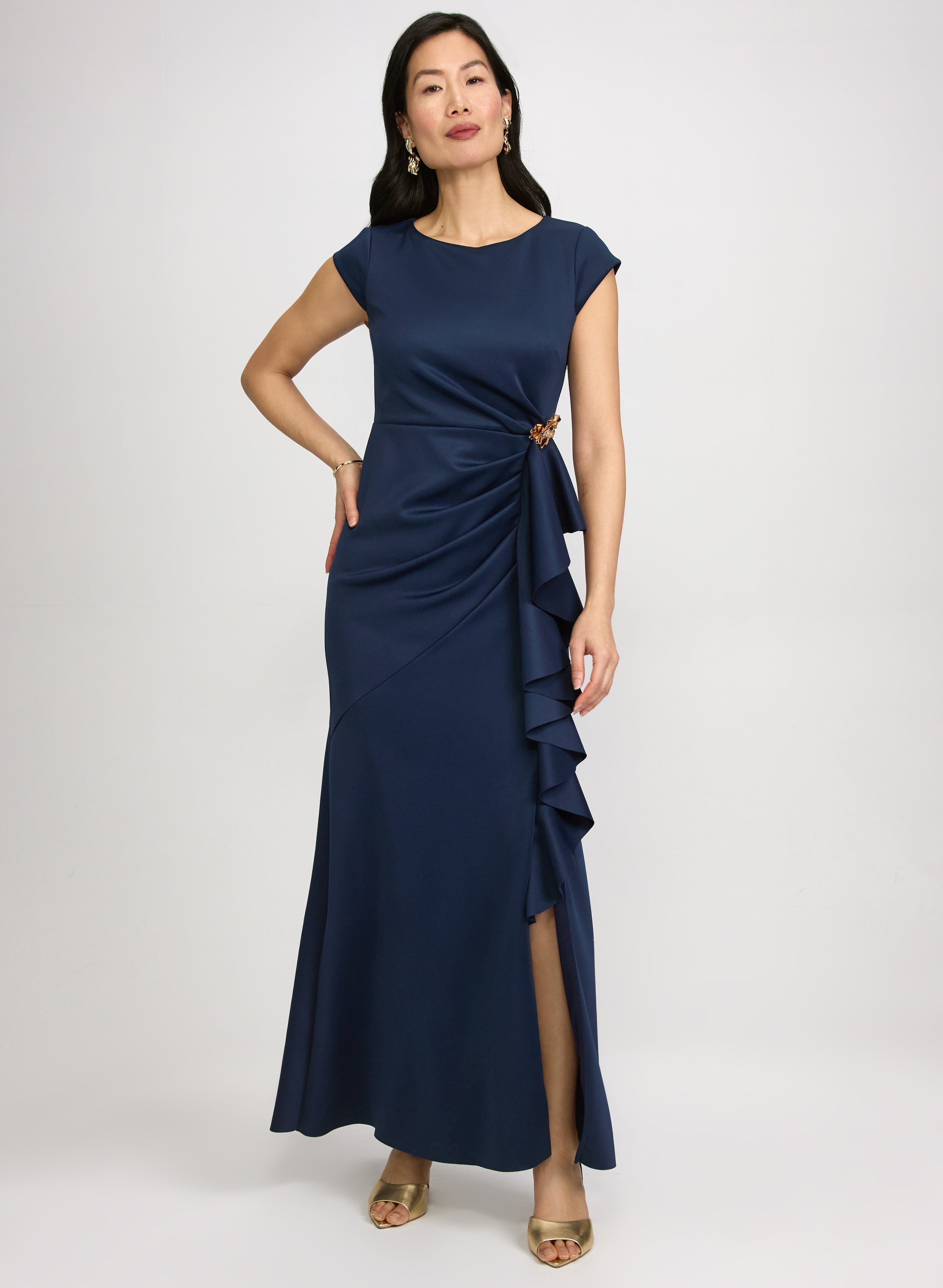 Ruffle Detail Dress