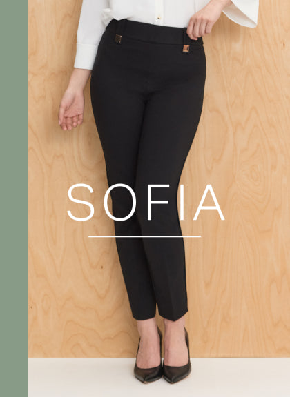 Mid-Rise Pull-On Pant