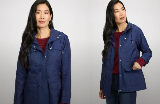 Zip-Off Peplum Jacket