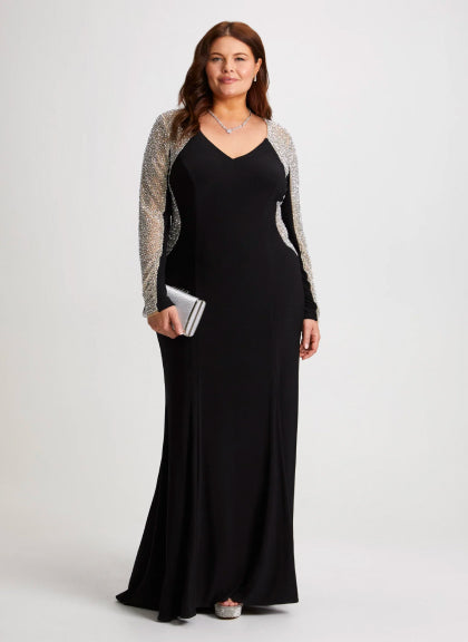 Plus size best sale long dresses canada