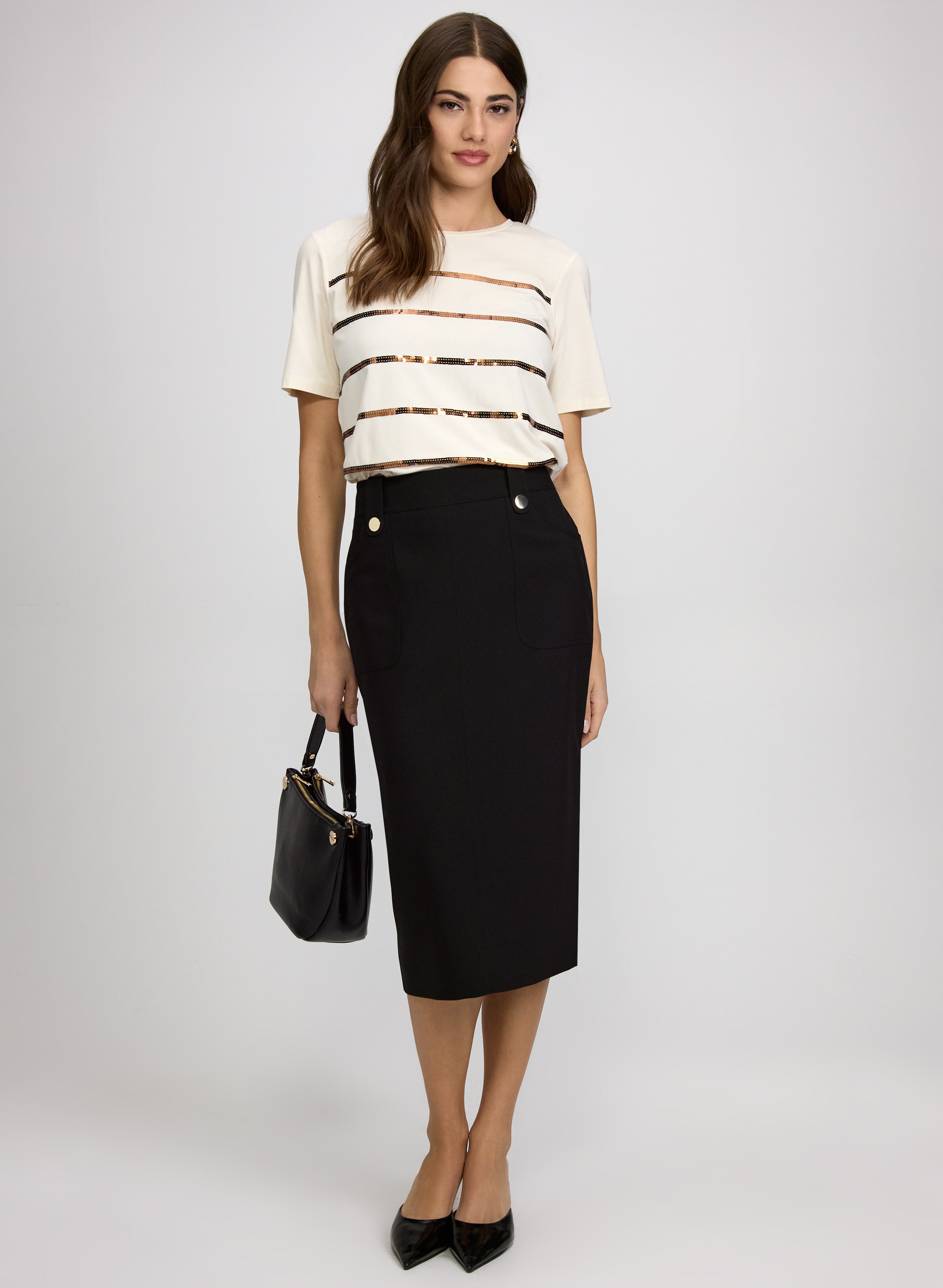 新品argue THE CURTAIN PENCIL SKIRT サイズ1 a01b77df3d20b1957c08e2f09f511f