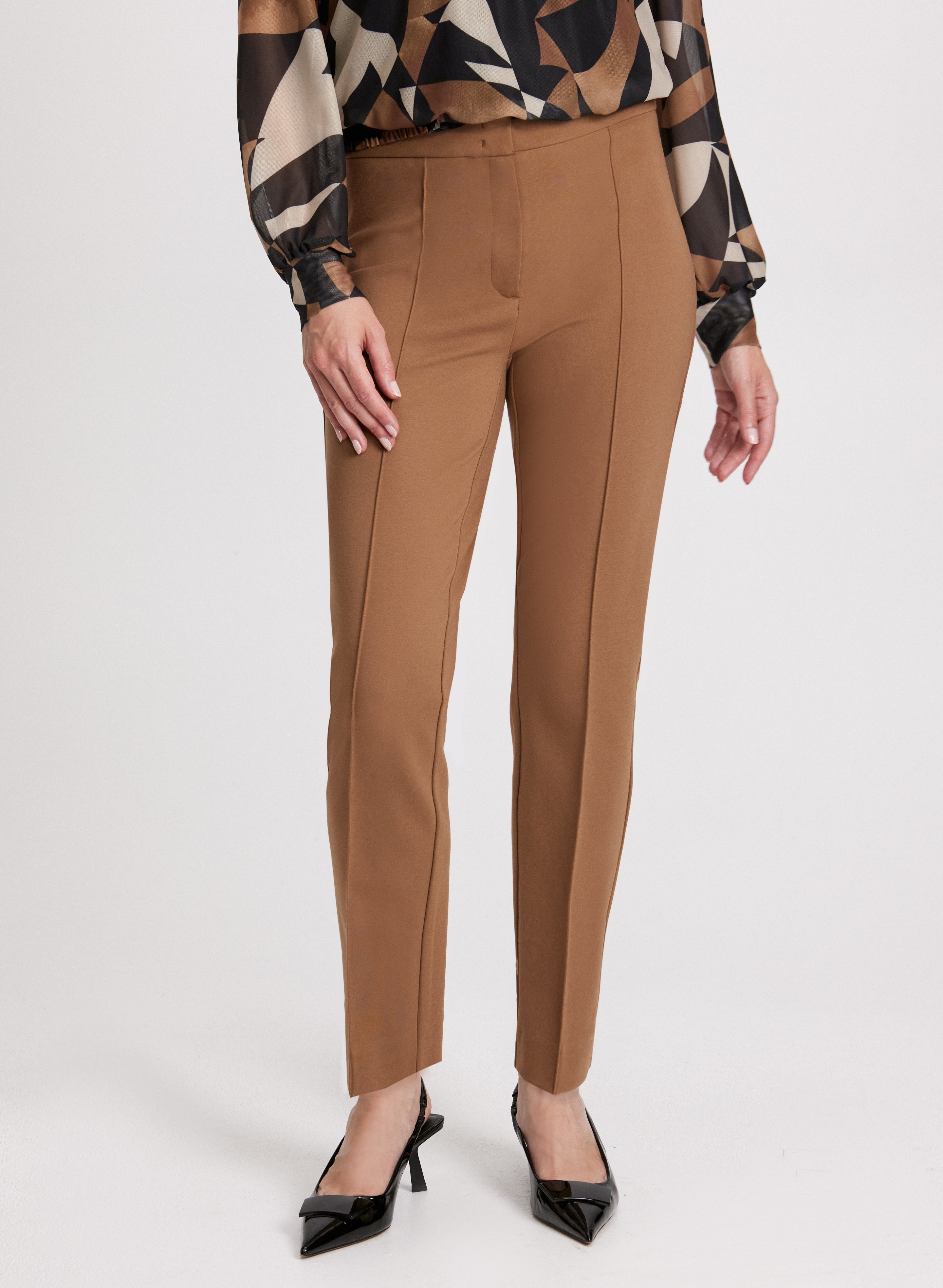 【PORTERNA】Pron Pintuck Trousers Roana Pintuck Trousers, Charcoal