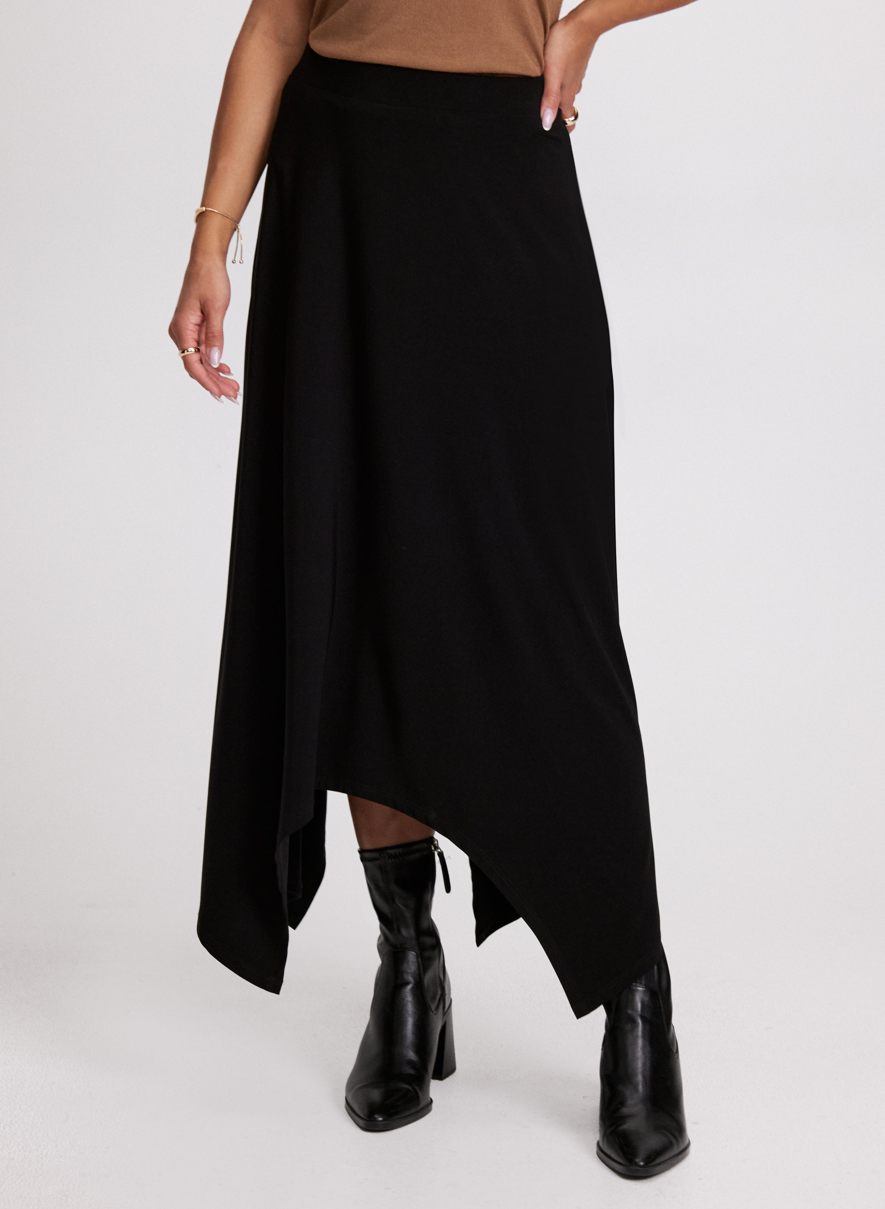 Asymmetric Hem Skirt