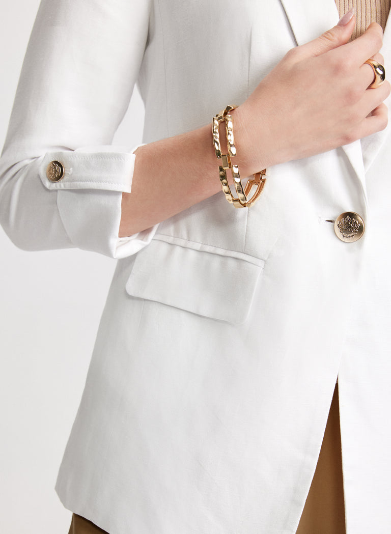 Linden Linen-Blend Blazer