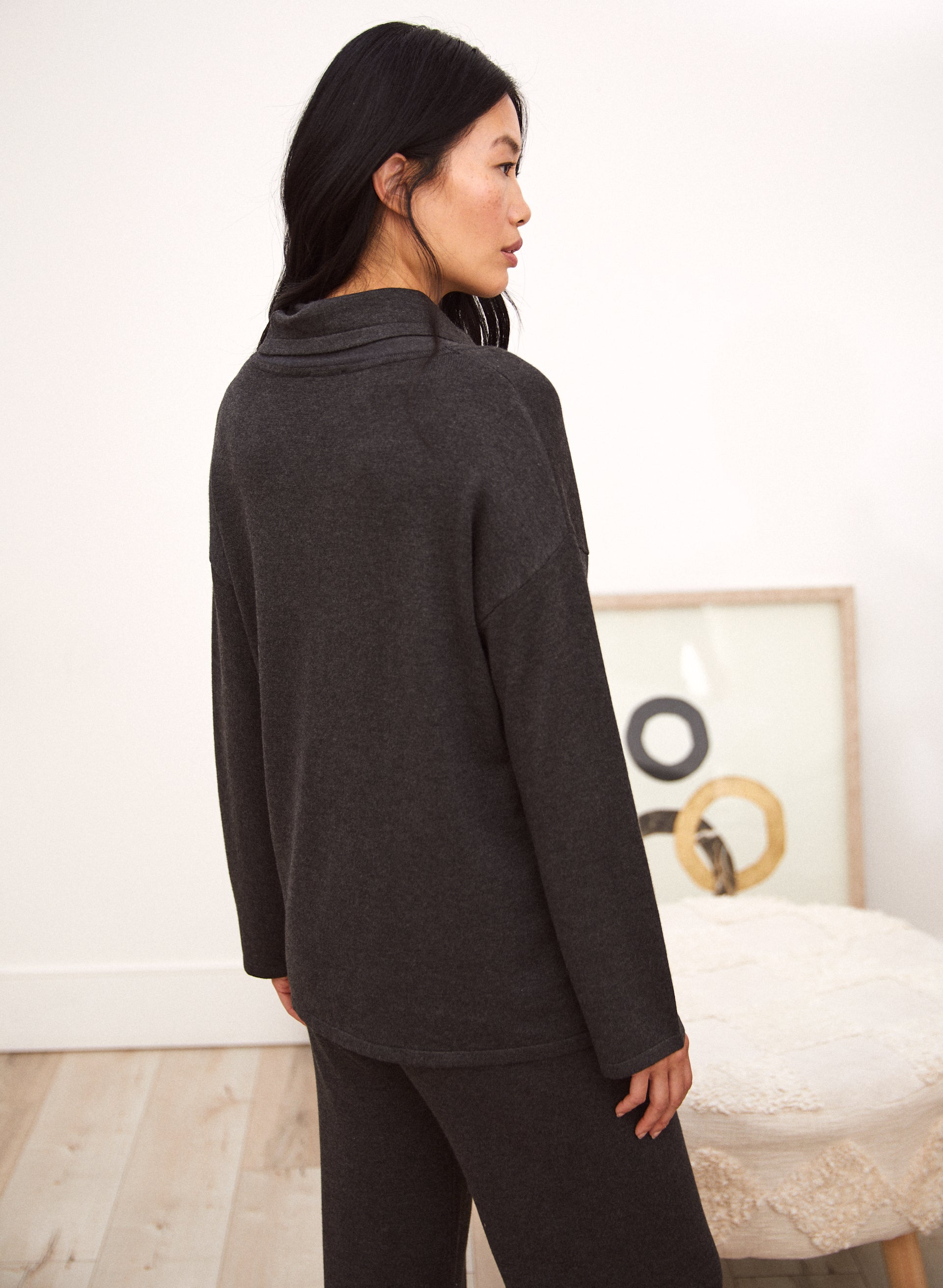 Drop Shoulder Sweater