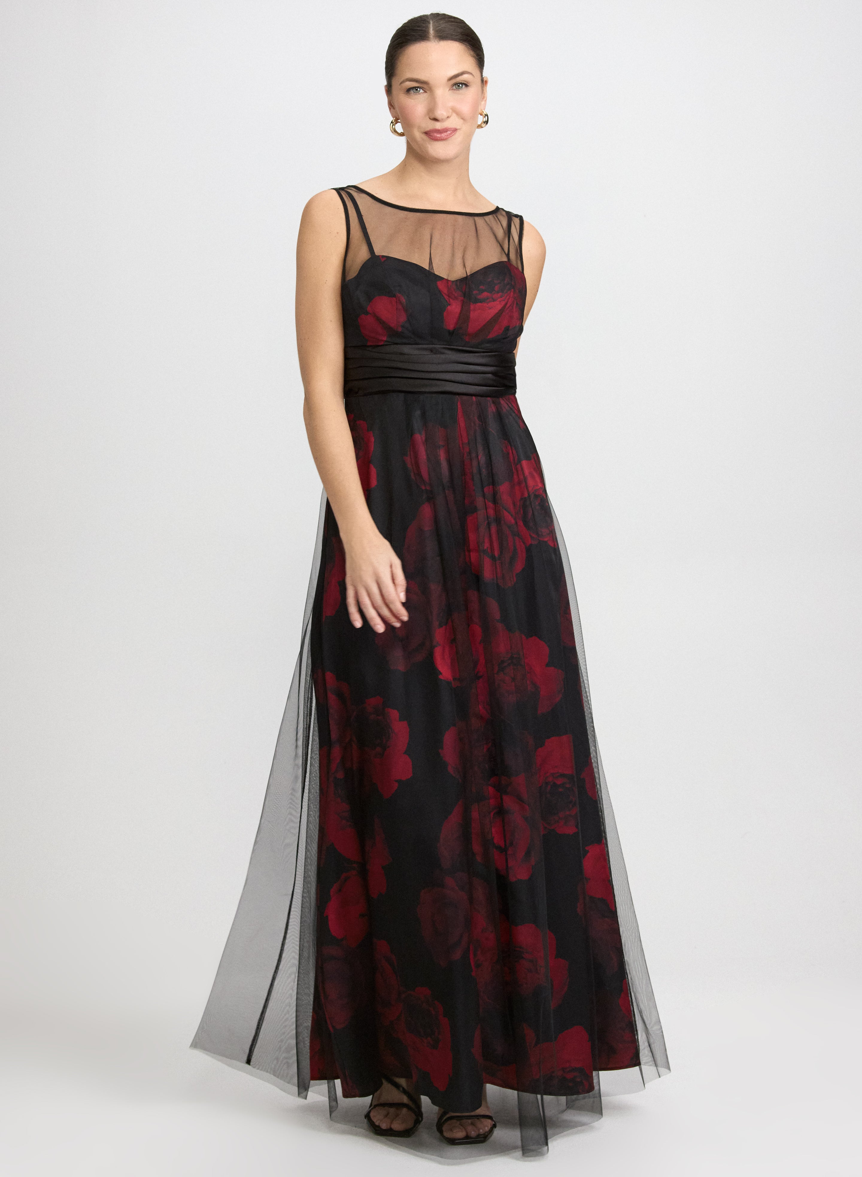 Floral Mesh Dress Floral Mesh Dress