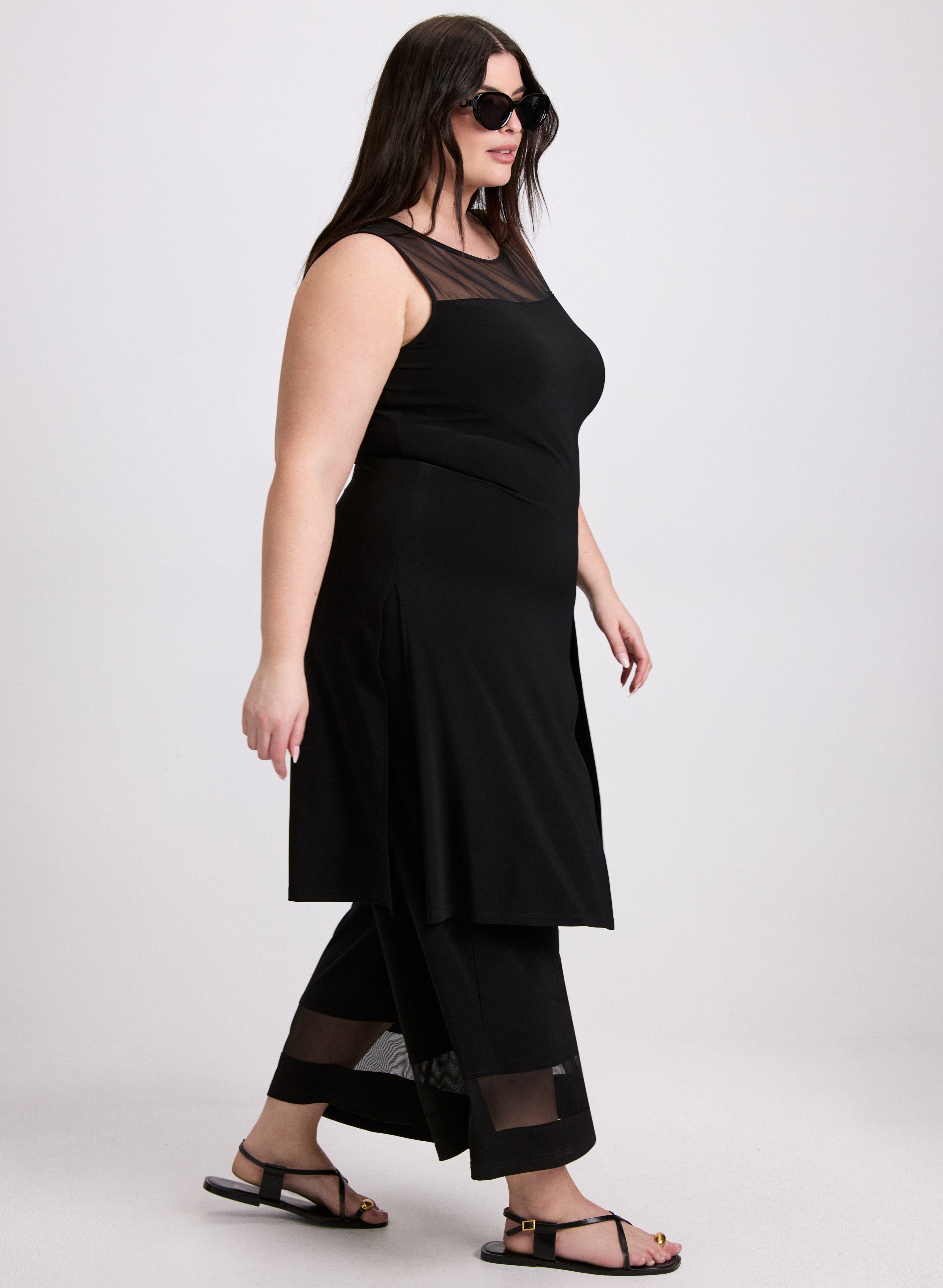 Joseph Ribkoff Asymmetric Panel Tunic Midnight 161066J