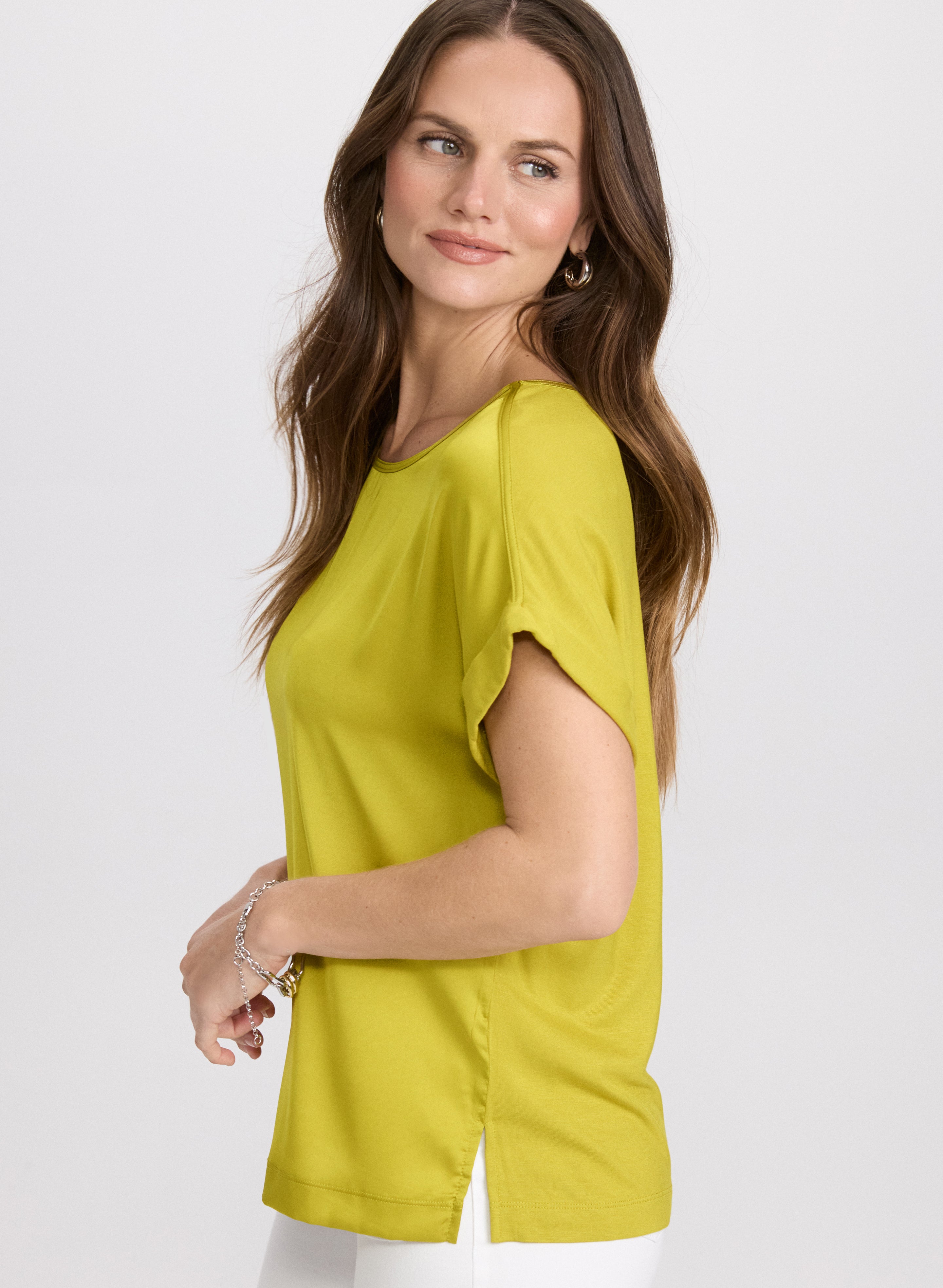 トップス sheller shoulder ribbon satin tops Large-00496525-02-1_front.jpg?