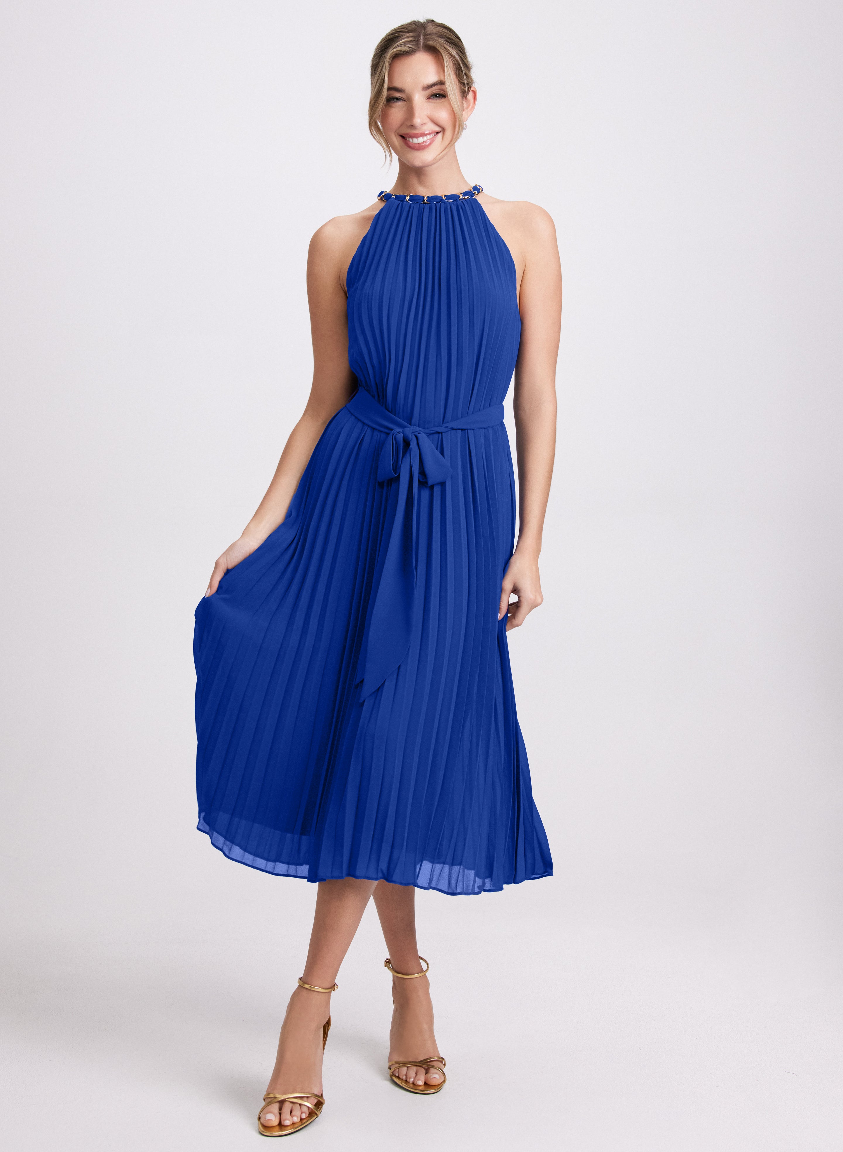 Chain Link Halter Neck Dress Chain Link Halter Neck Dress