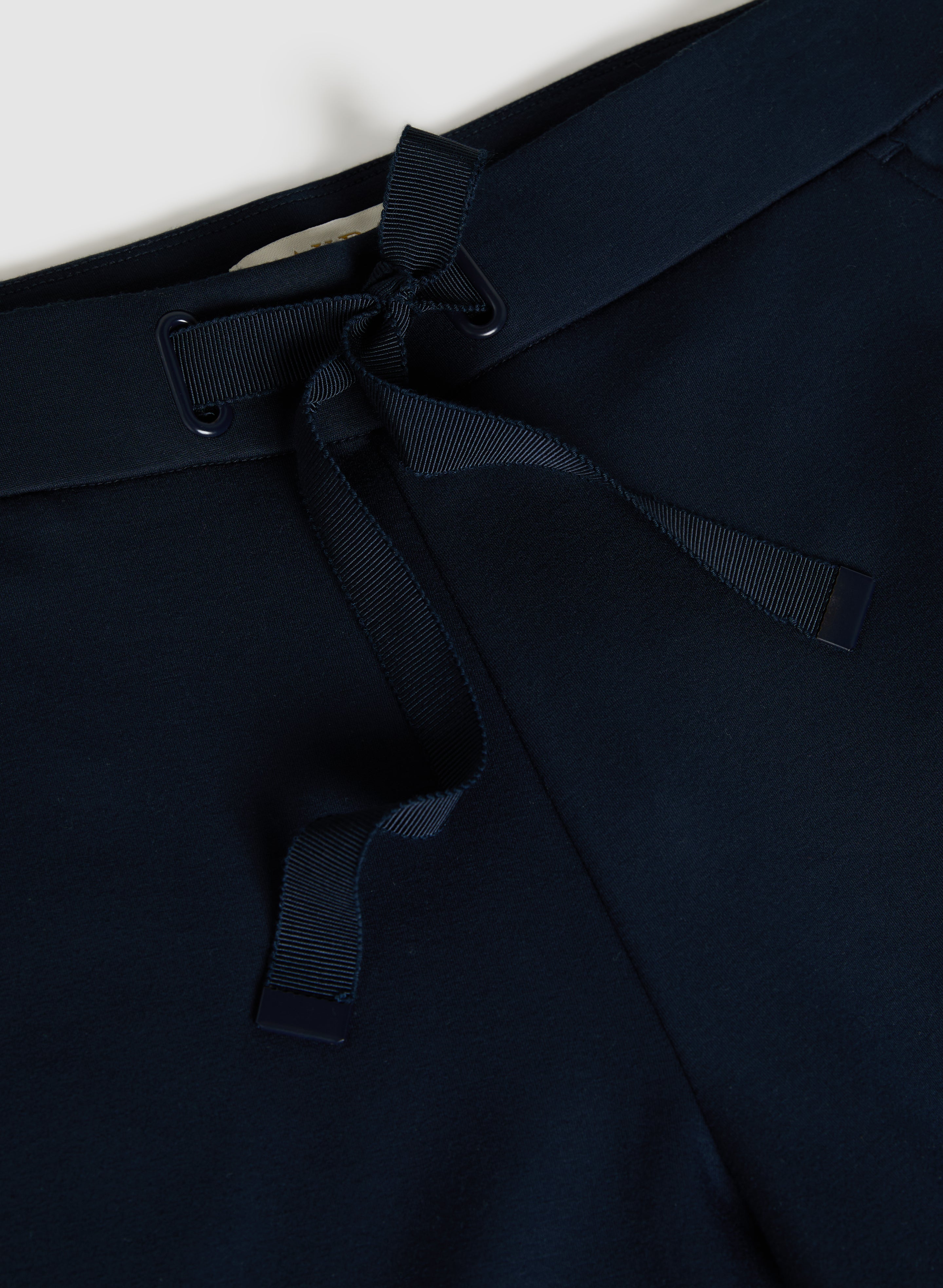 Drawstring Waist Pull-On Pants