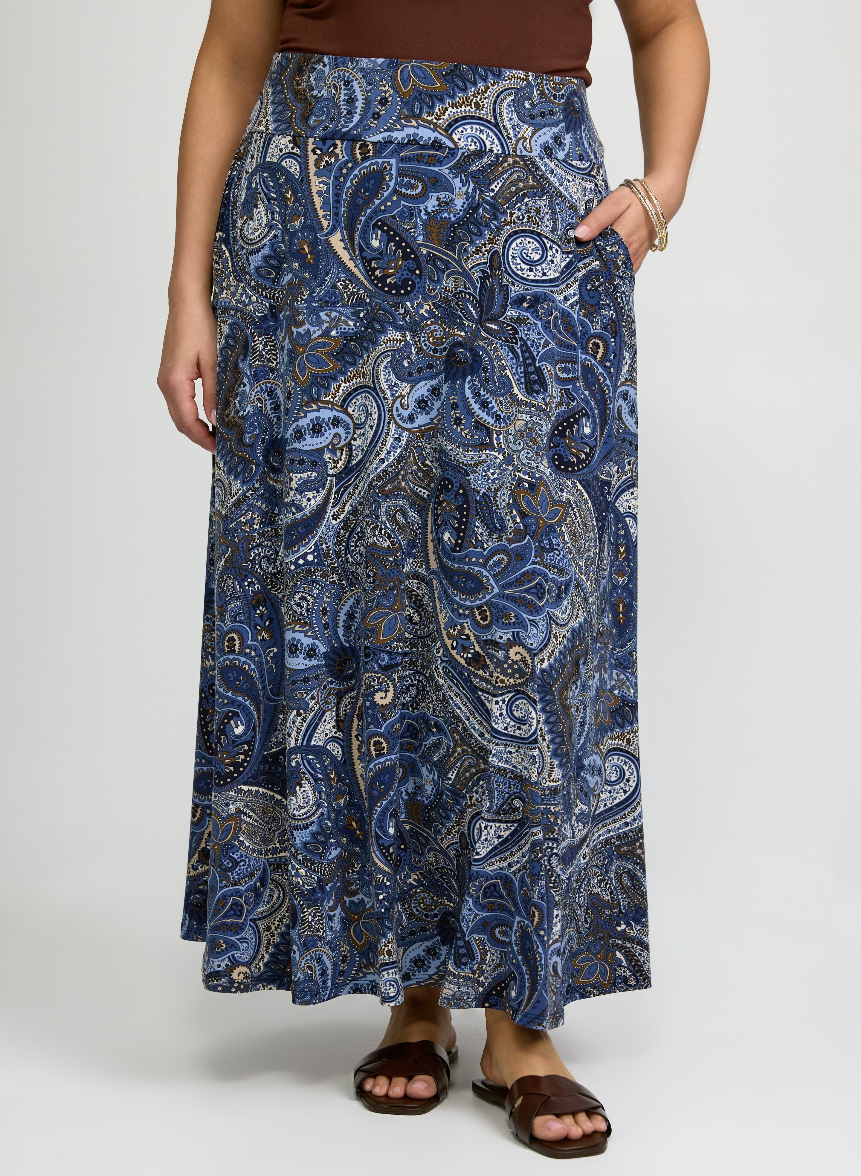 Paisley Maxi Skirt