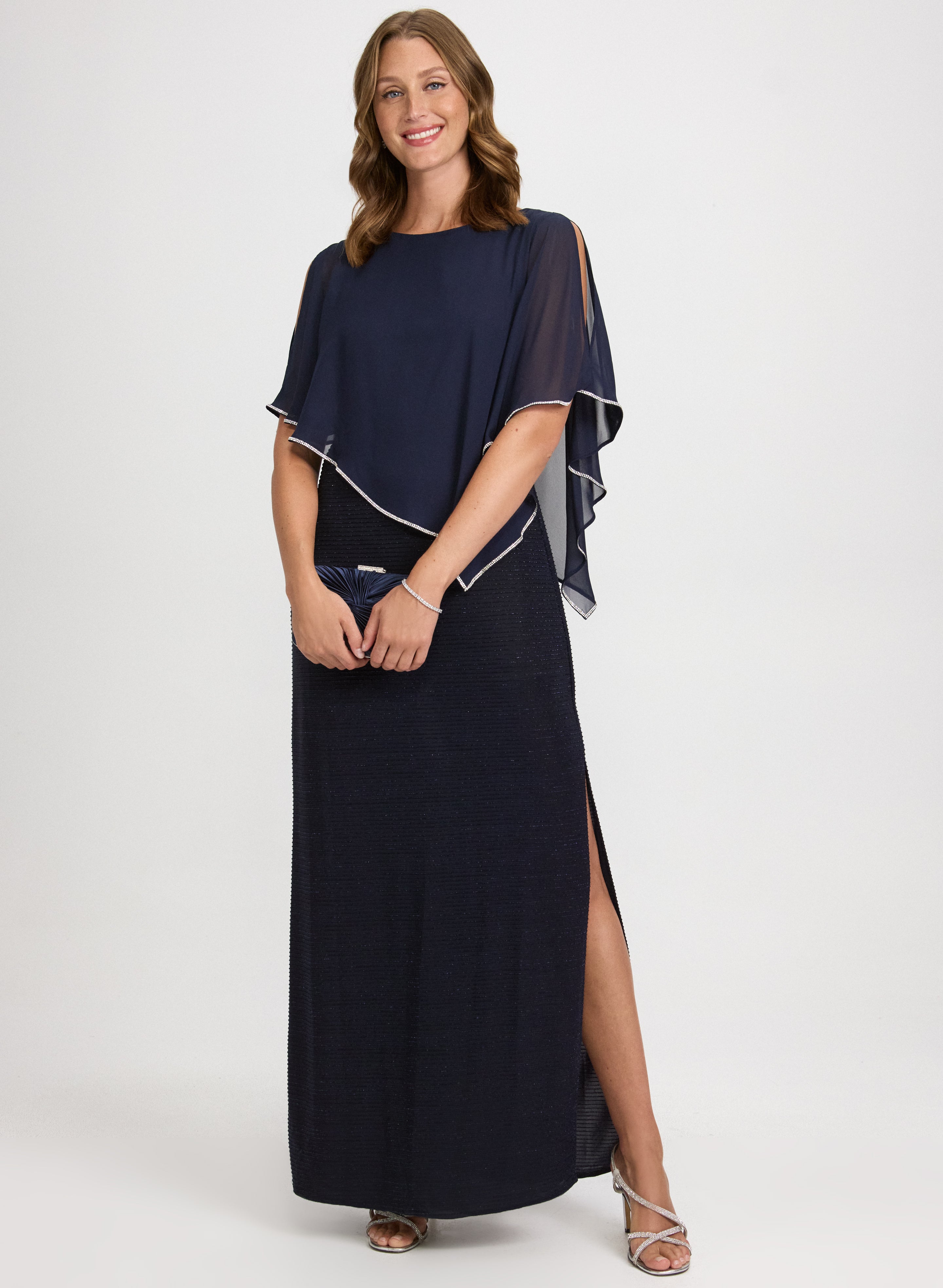 ladies black dress plus size Plus size Black wrap dress main image 0