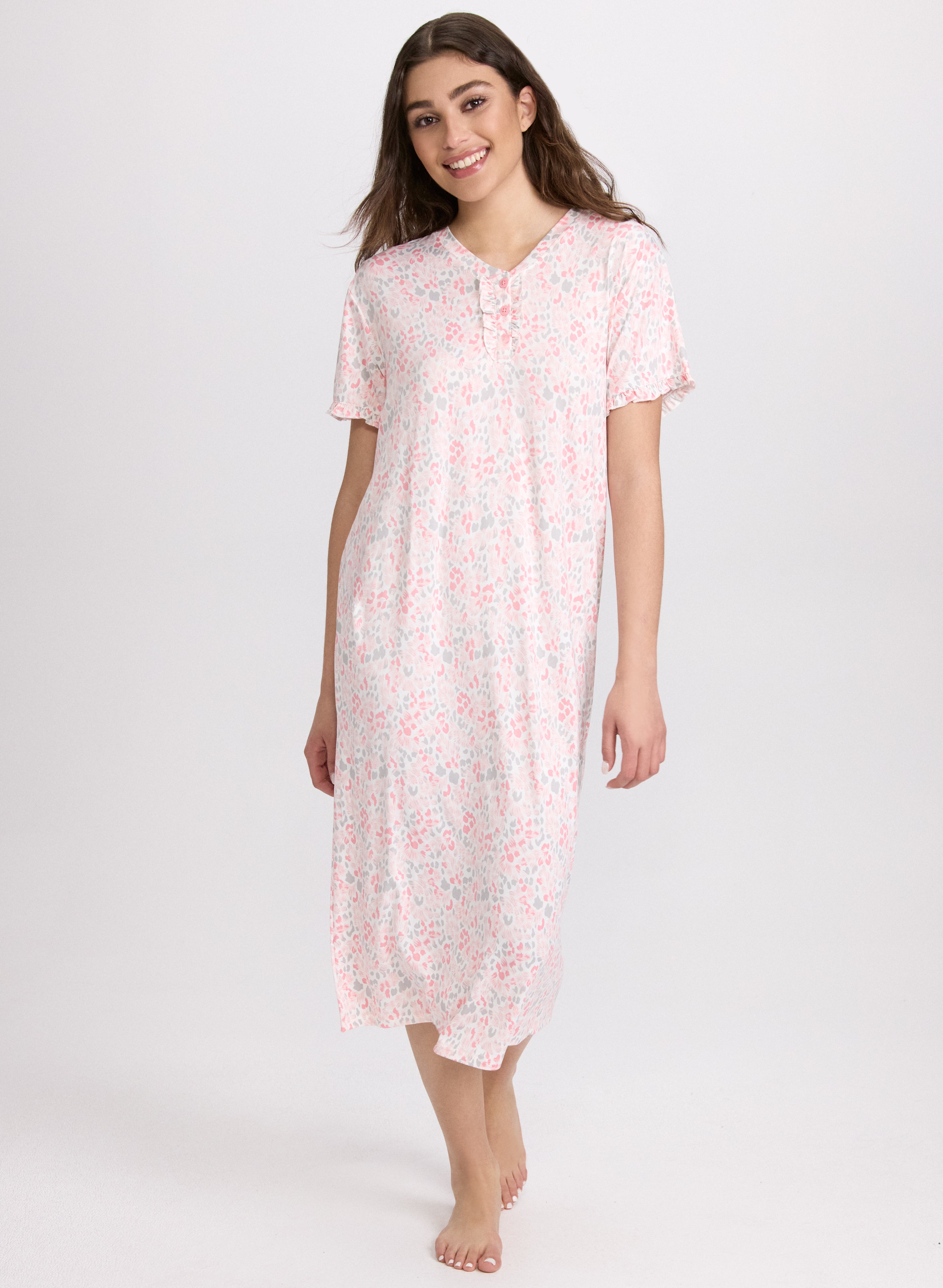 Leopard Print Night Dress