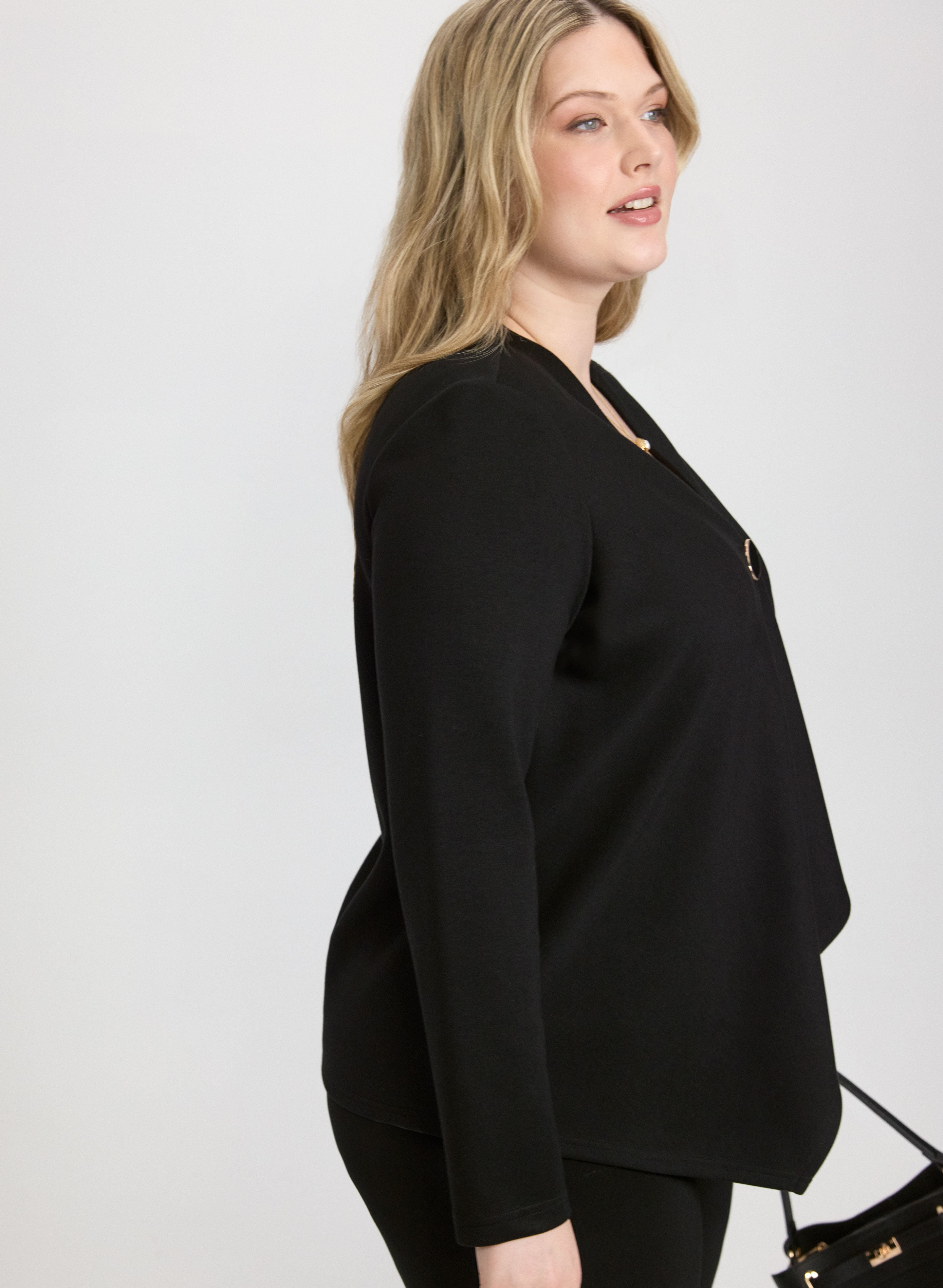 Joseph Ribkoff - Asymmetric Swing Jacket