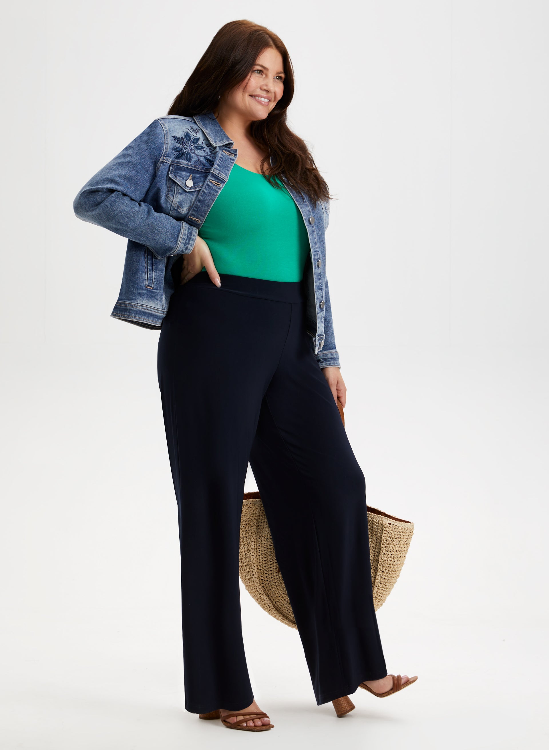 double ribbon wide pants ✔︎navy Tie ribbons wide-leg pant | Icône | Shop Women%u2019s Wide